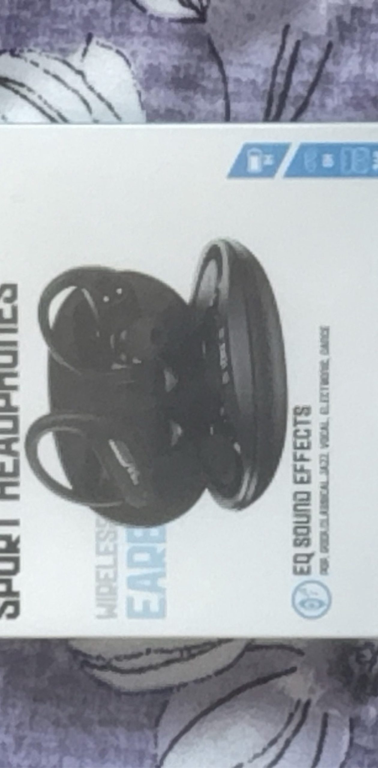 Lenovo Black Wireless Sport Earbuds with EQ Sound Effects