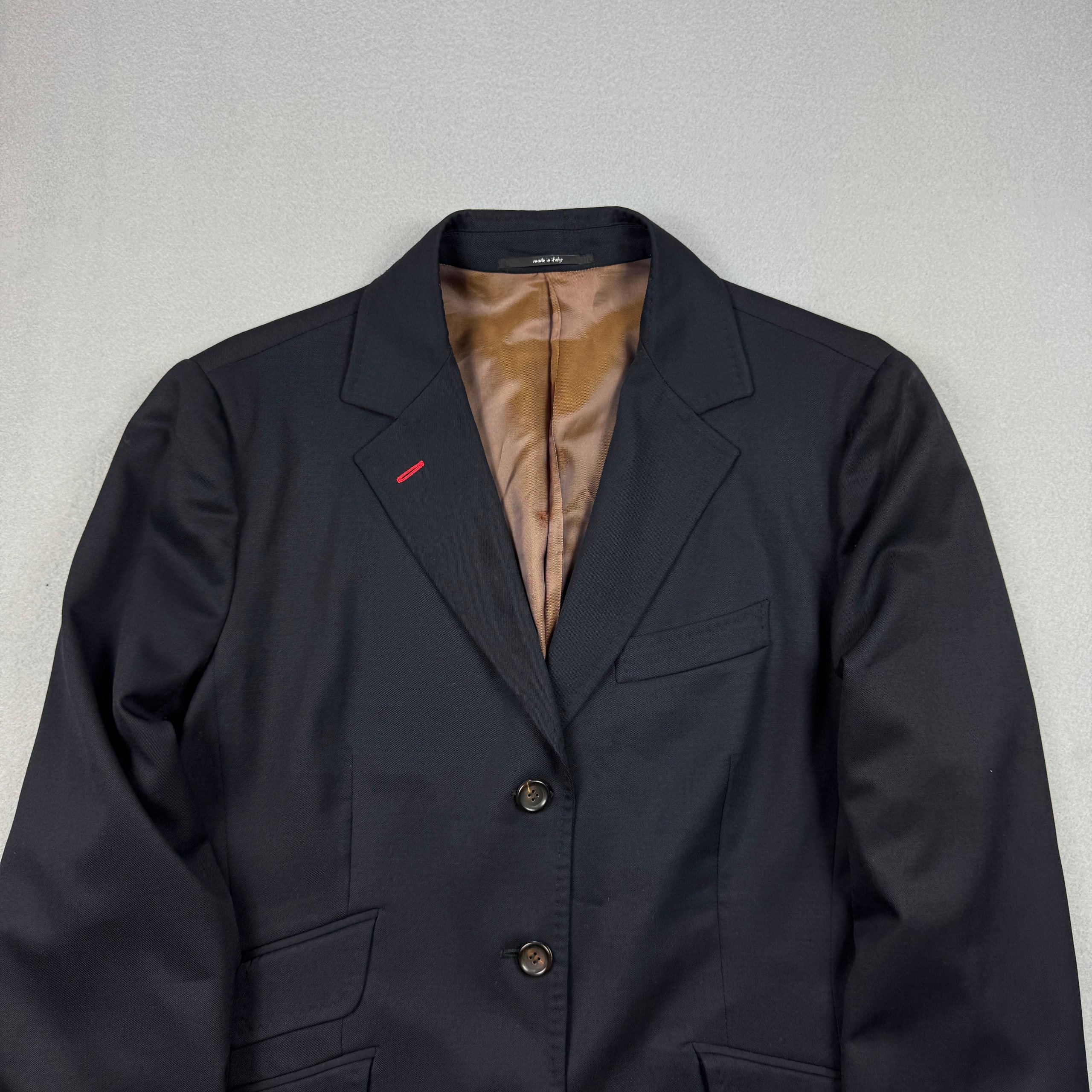 Attolini Donna Napoli Wool Navy Tailored Blazer Women`s Size S-M image 3