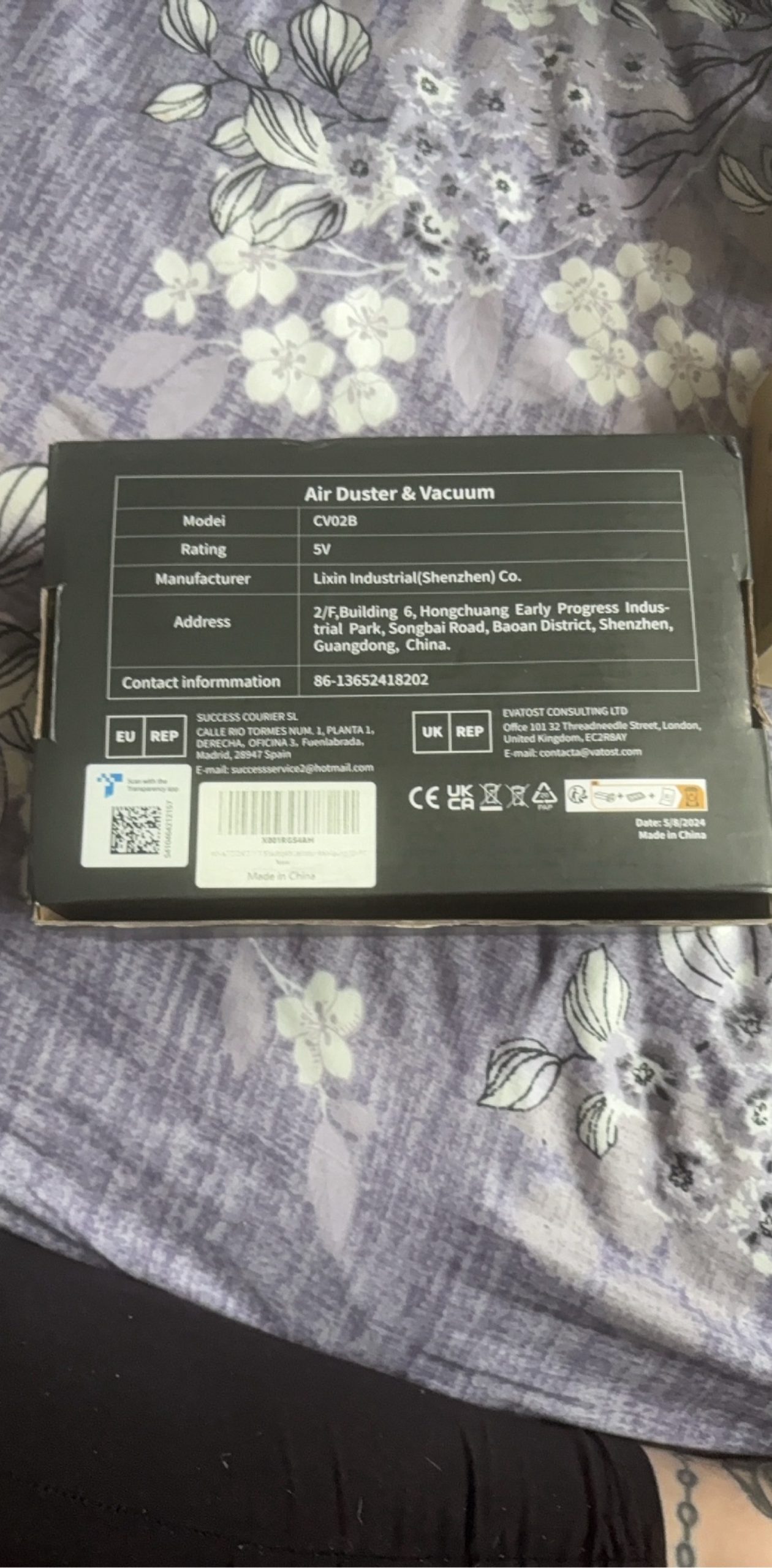Whatook Black Cordless Air Duster & Vacuum 2 in 1 image 2