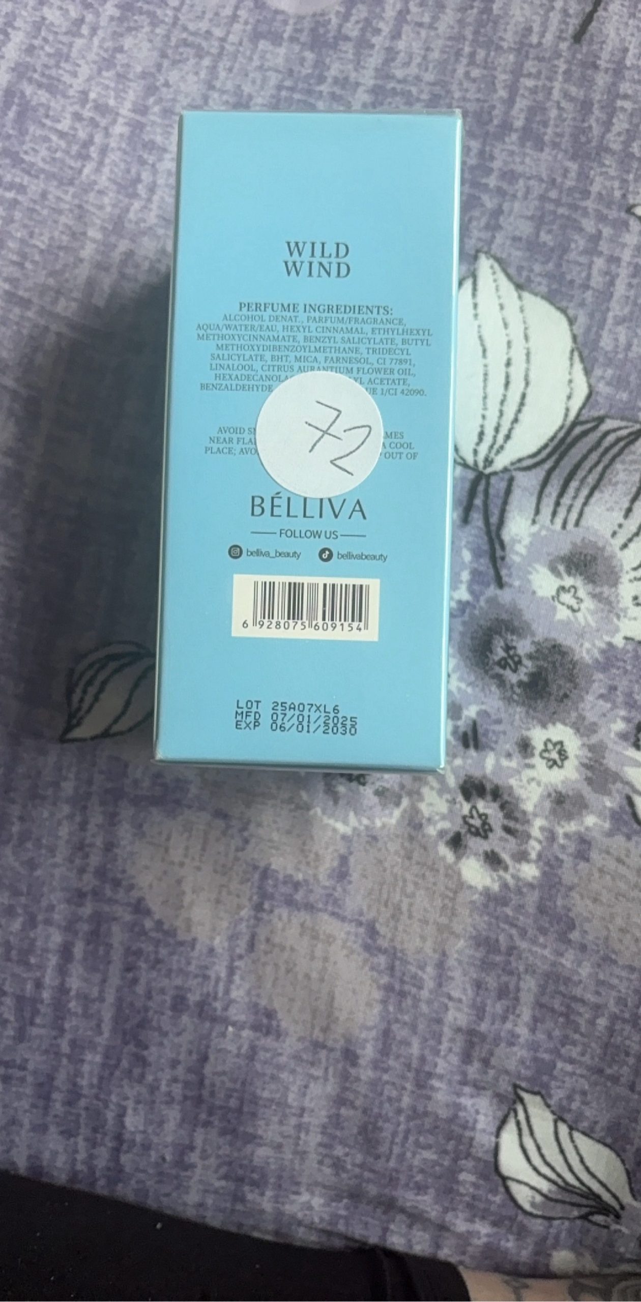 Belliva Wild Wind 50ml Blue image 2