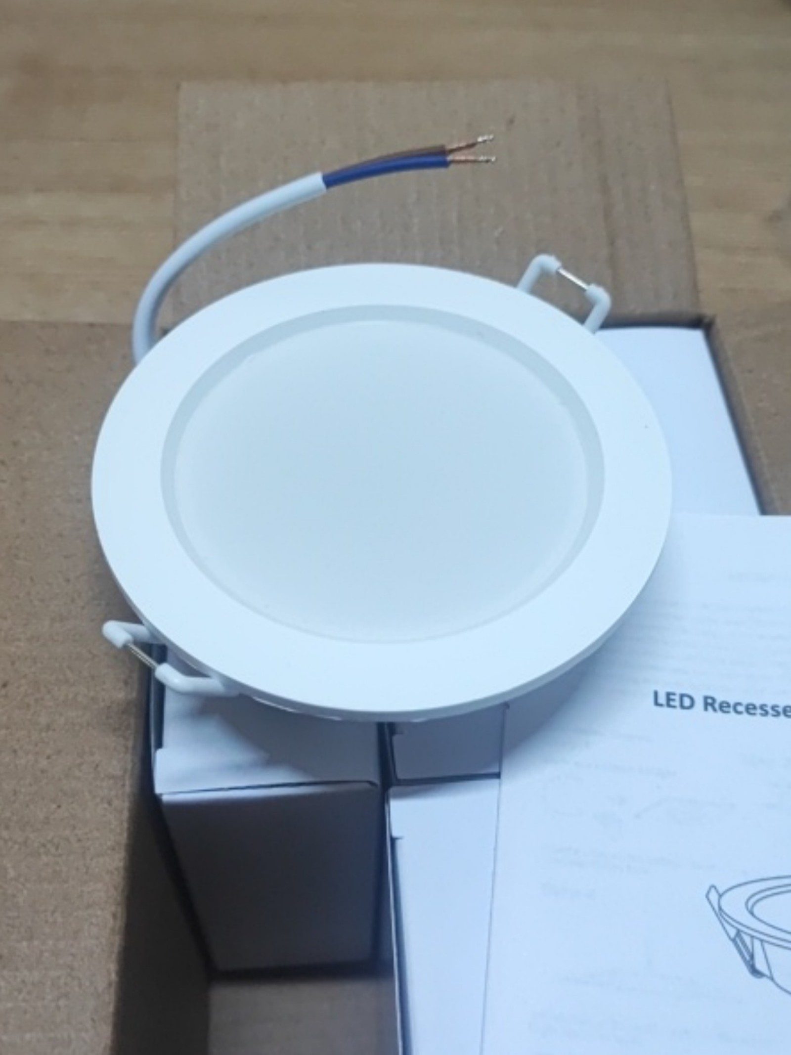 6x TDPT LED Recessed Downlight 6W 6000K White