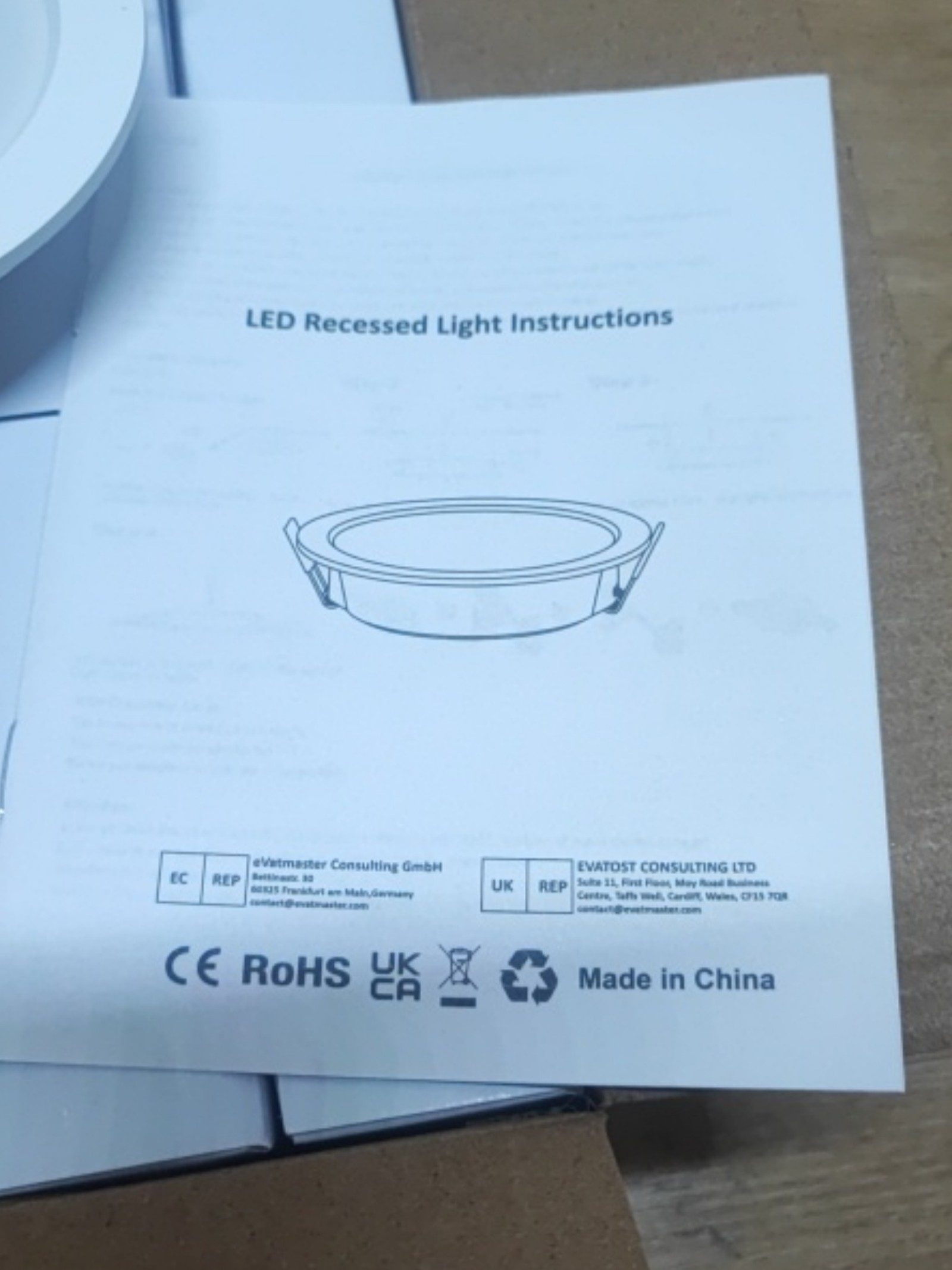 6x TDPT LED Recessed Downlight 6W 6000K White image 2