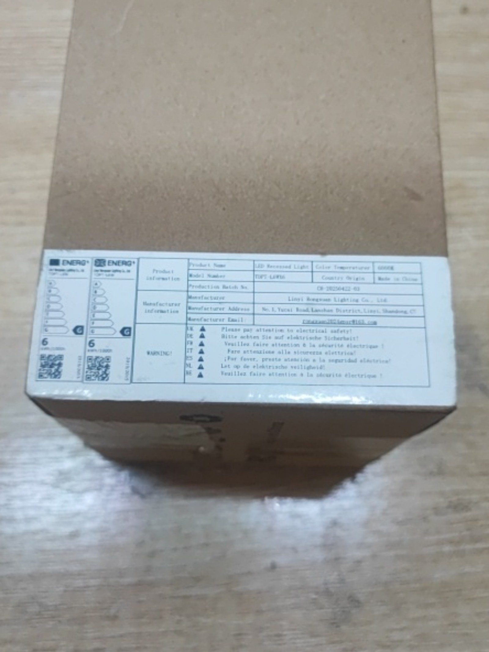 6x TDPT LED Recessed Downlight 6W 6000K White image 6