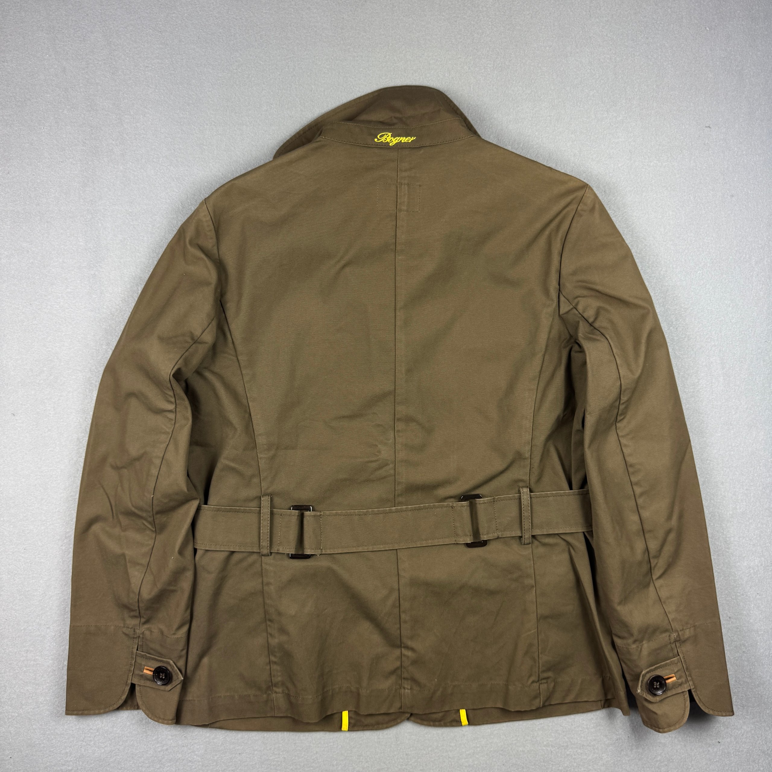 Bogner Brown / Khaki Casual Jacket Cotton Blend Women`s Size 42 / M image 2