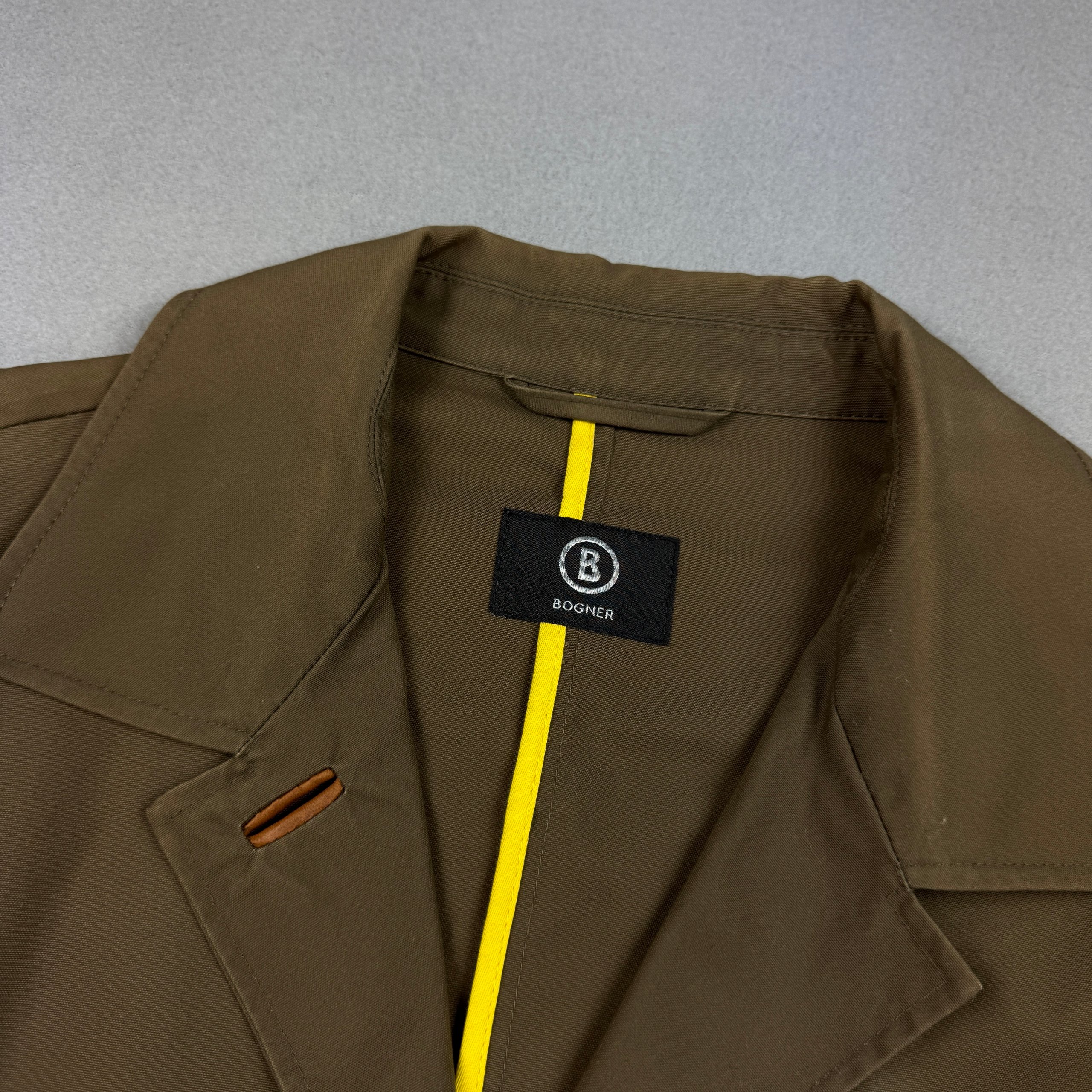 Bogner Brown / Khaki Casual Jacket Cotton Blend Women`s Size 42 / M image 6