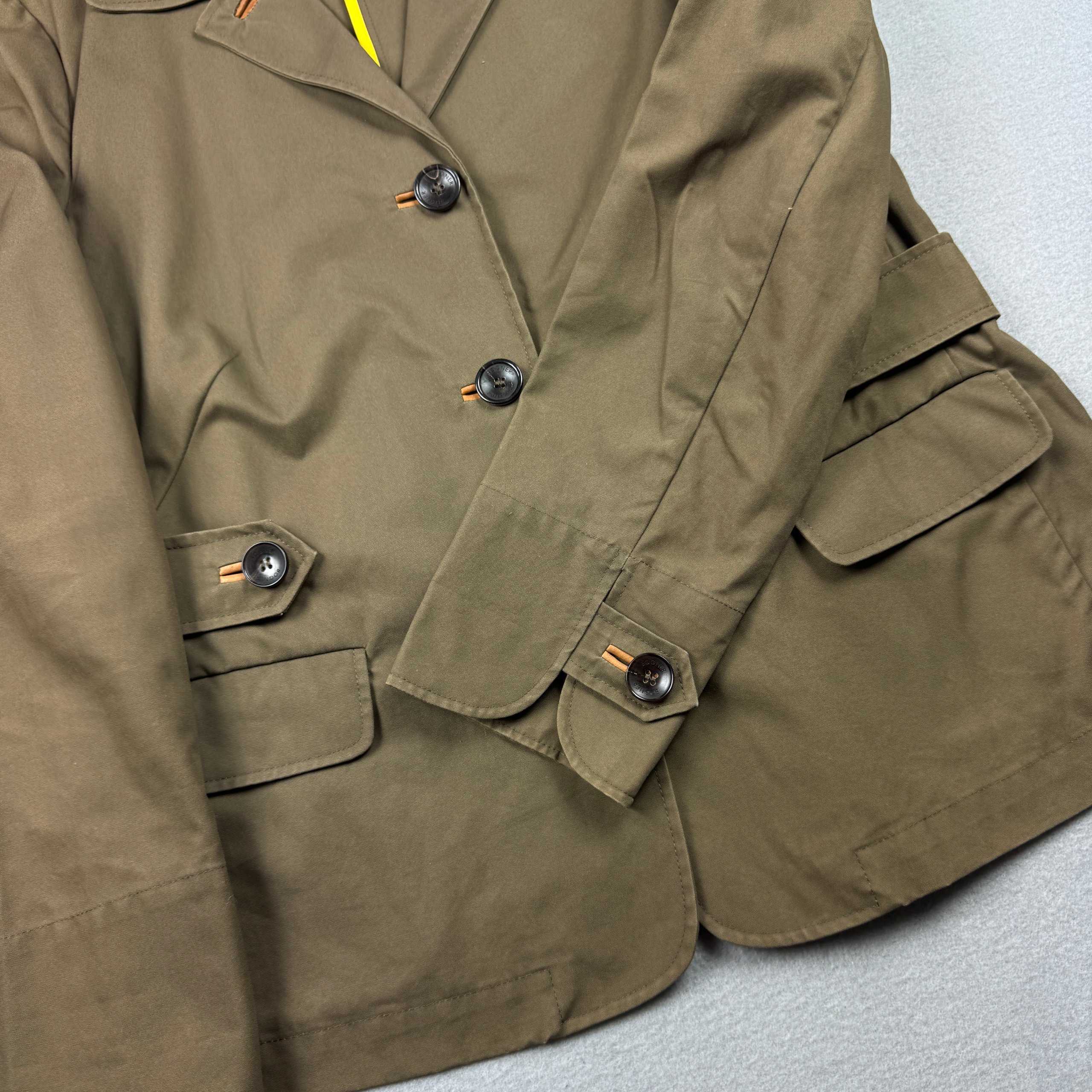 Bogner Brown / Khaki Casual Jacket Cotton Blend Women`s Size 42 / M image 8