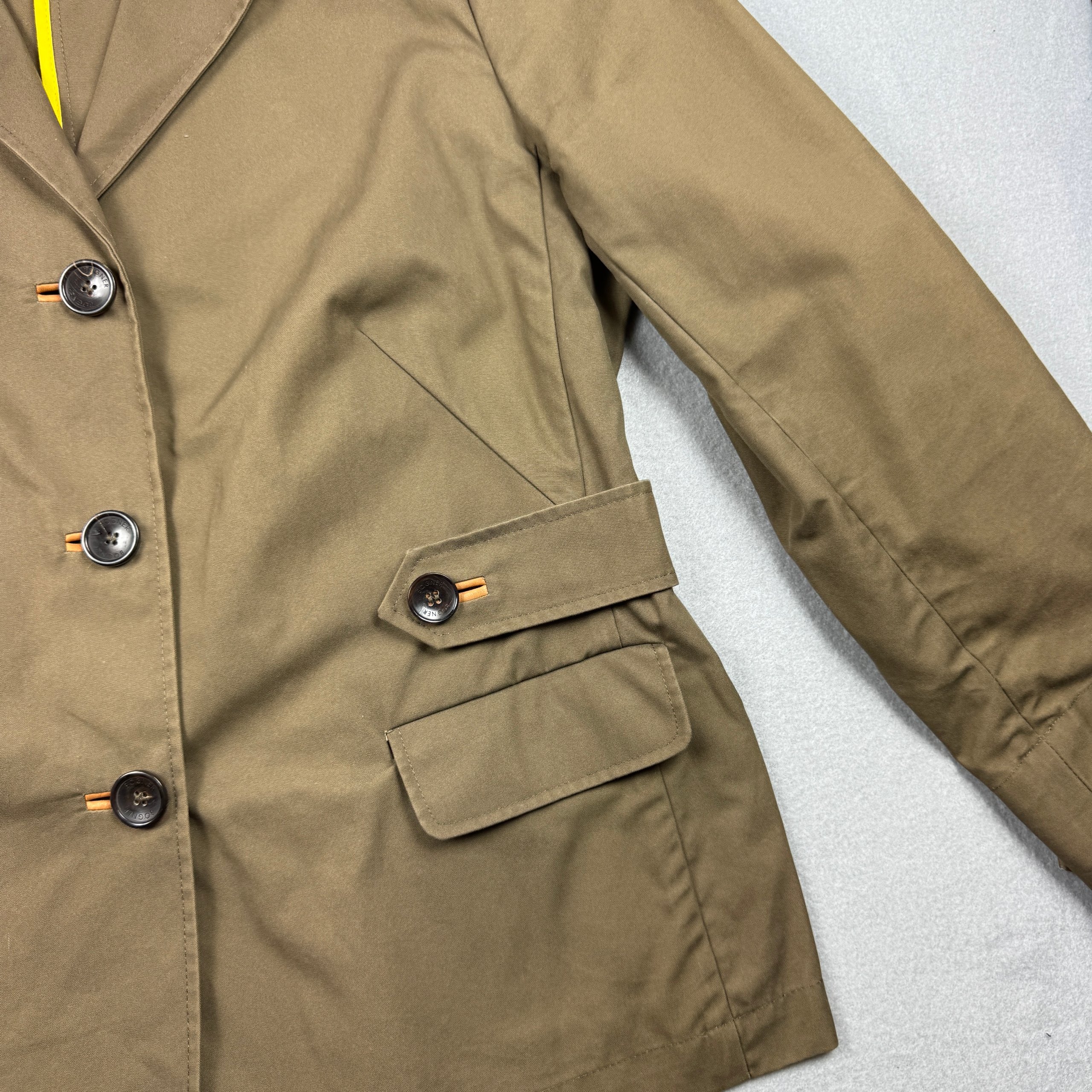 Bogner Brown / Khaki Casual Jacket Cotton Blend Women`s Size 42 / M image 9
