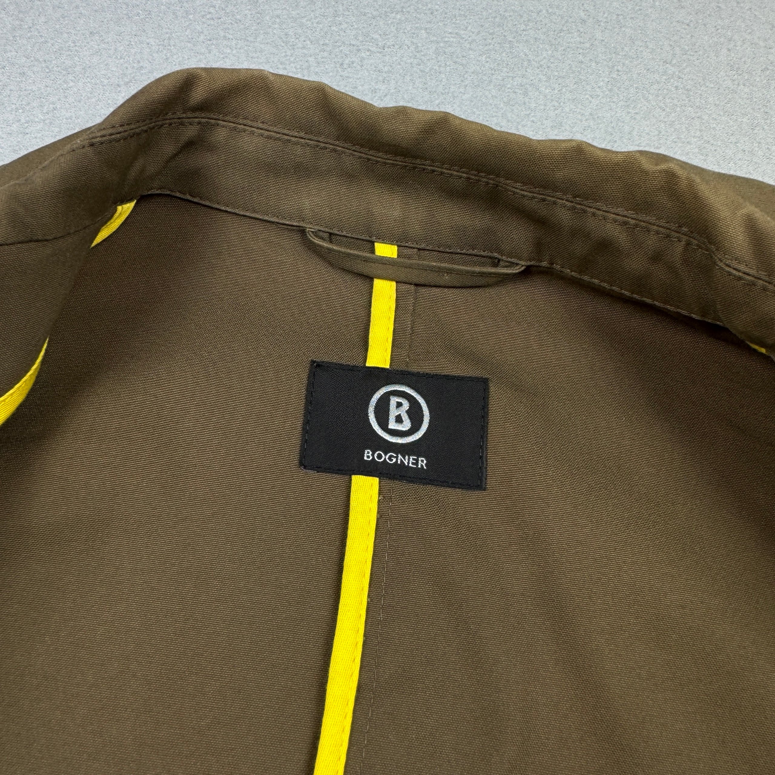 Bogner Brown / Khaki Casual Jacket Cotton Blend Women`s Size 42 / M image 10