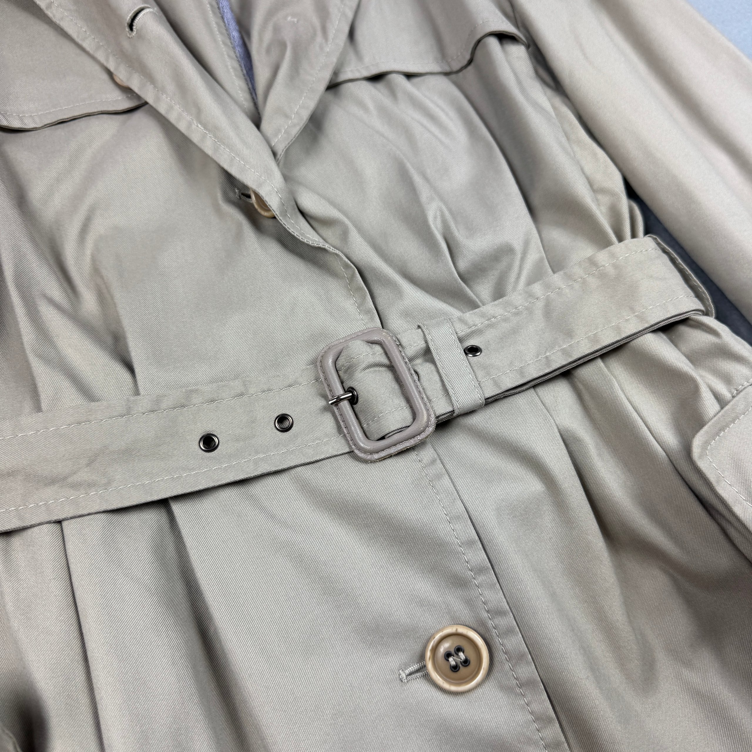 Women`s Dolce & Gabbana Beige Belted Trench Coat Vintage Size S-M / 38 image 6