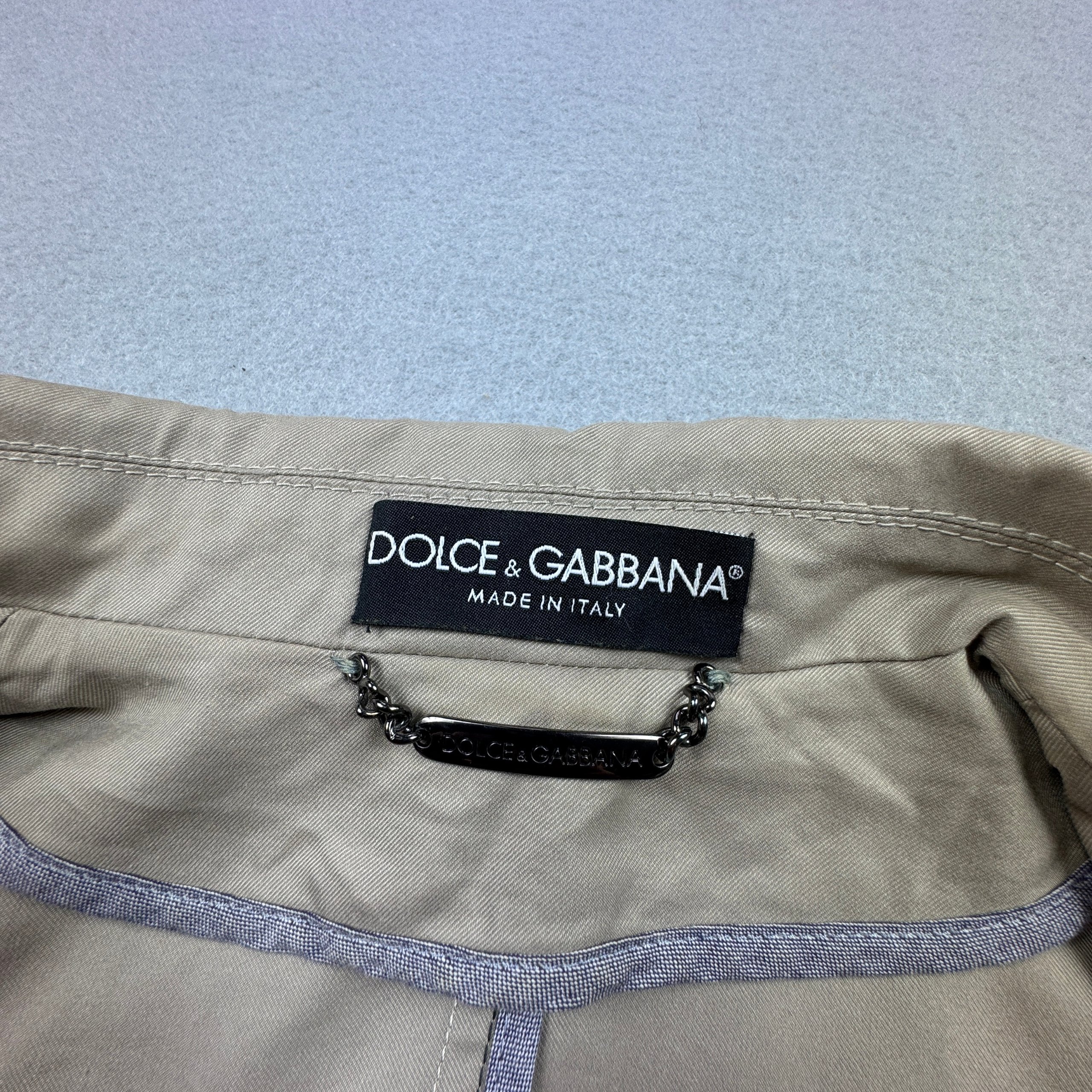 Women`s Dolce & Gabbana Beige Belted Trench Coat Vintage Size S-M / 38 image 10