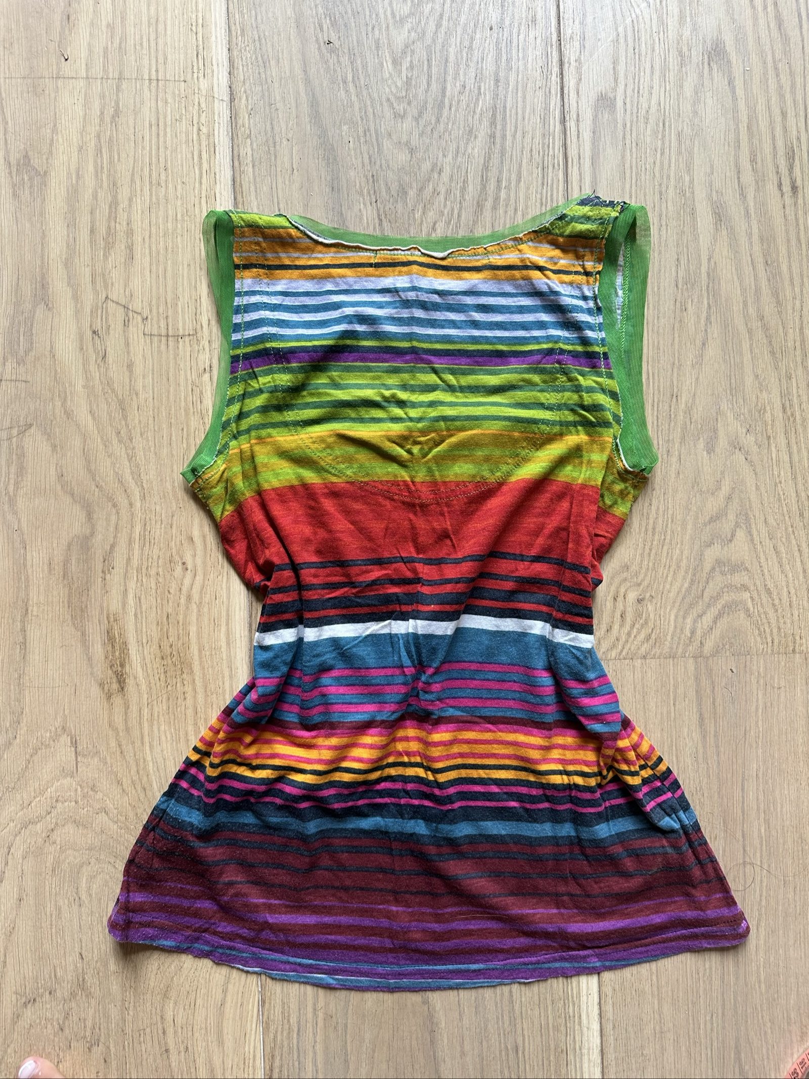 Sass & Bide Women's Multi-Coloured Striped Sleeveless Top Medium image 3