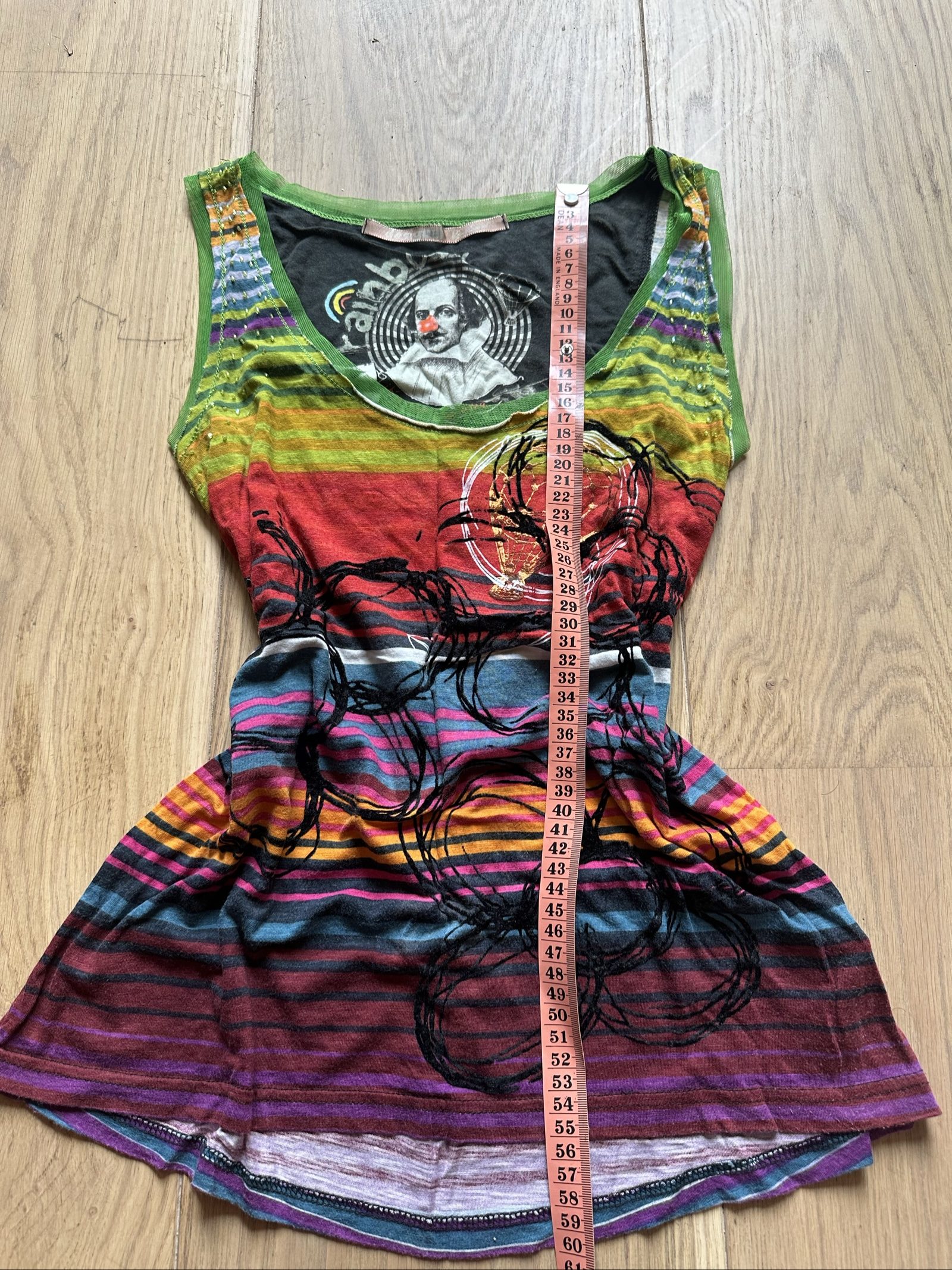 Sass & Bide Women's Multi-Coloured Striped Sleeveless Top Medium image 2