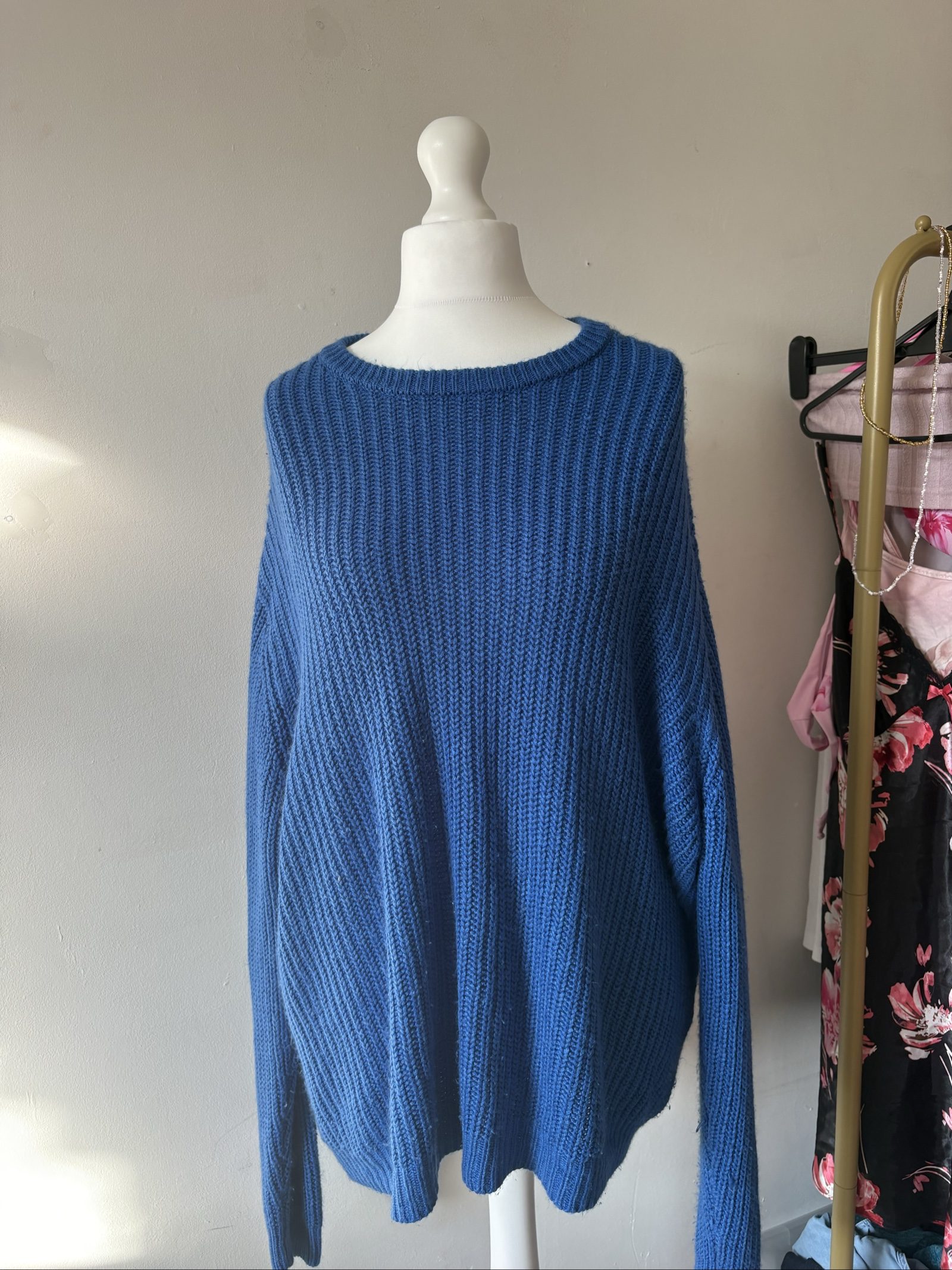 ASOS Blue Knitted Sweater Medium