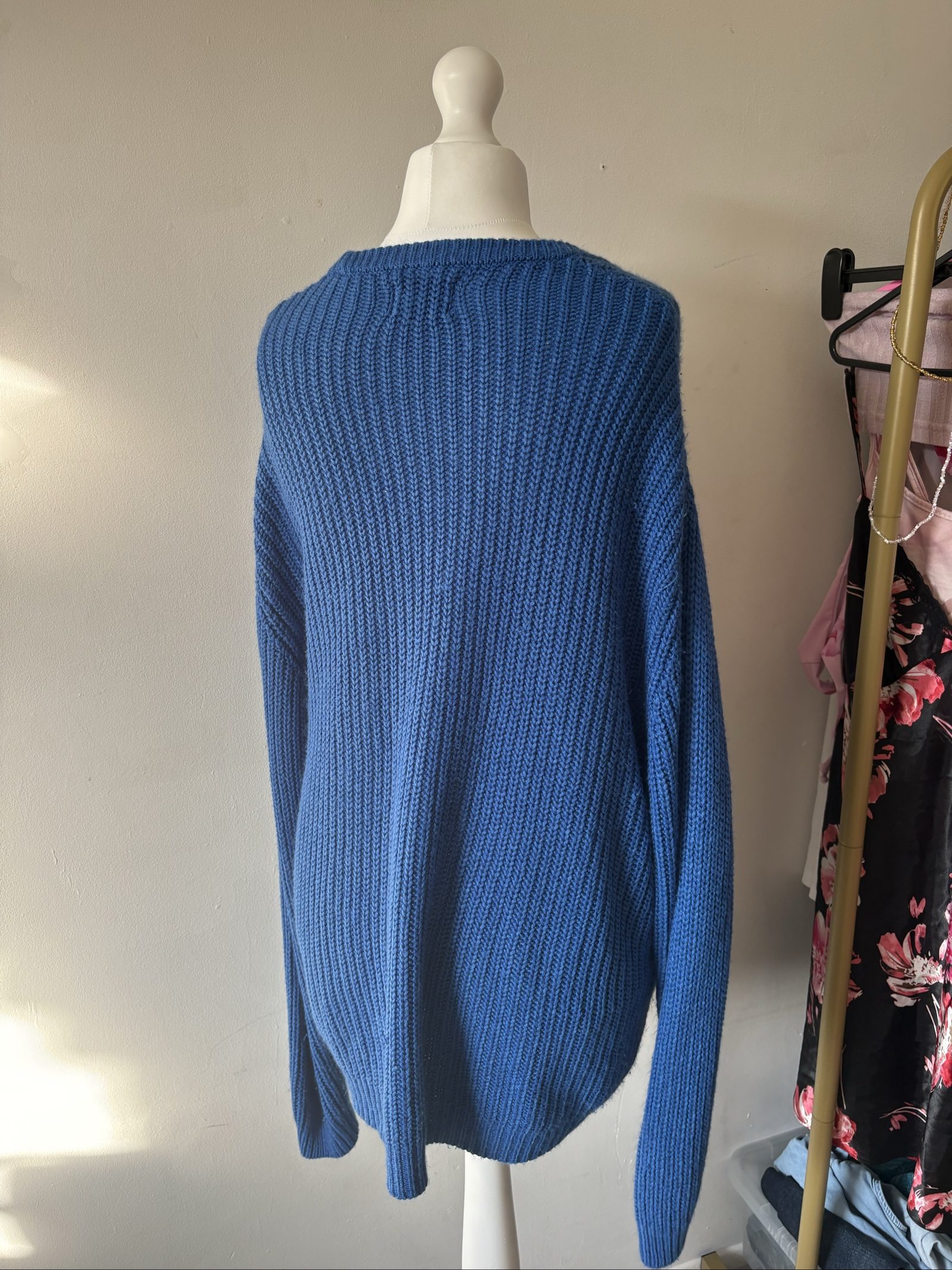 ASOS Blue Knitted Sweater Medium image 3