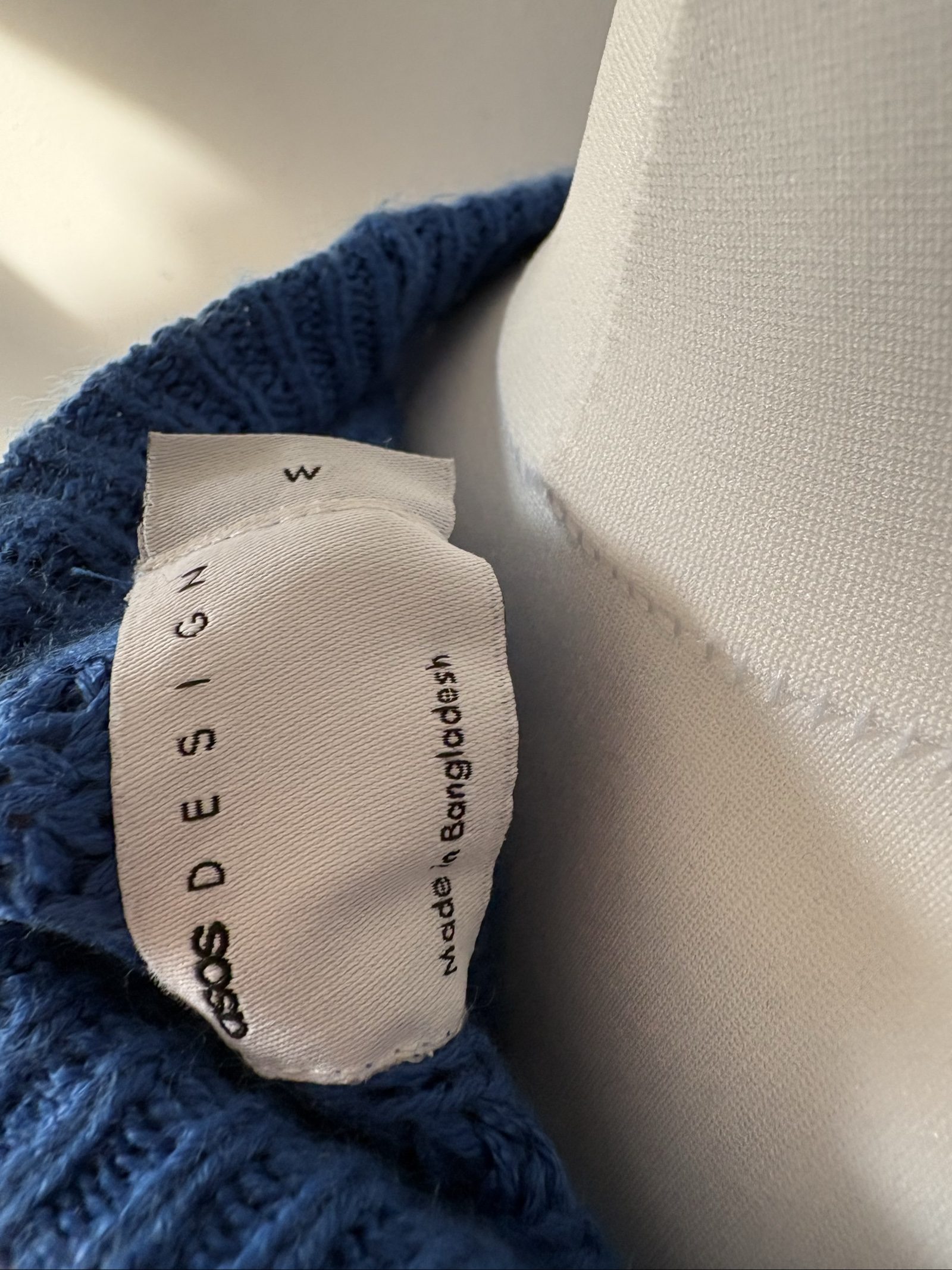 ASOS Blue Knitted Sweater Medium image 4