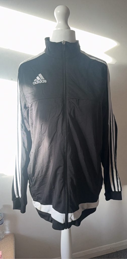 Adidas Black & White Track Jacket UK 11