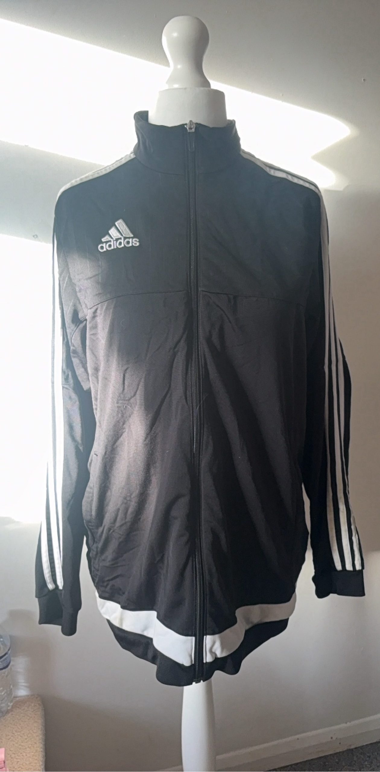Adidas Black & White Track Jacket UK 11