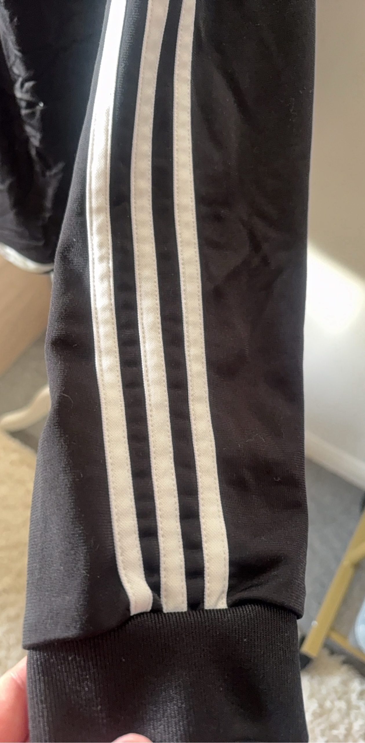 Adidas Black & White Track Jacket UK 11 image 4