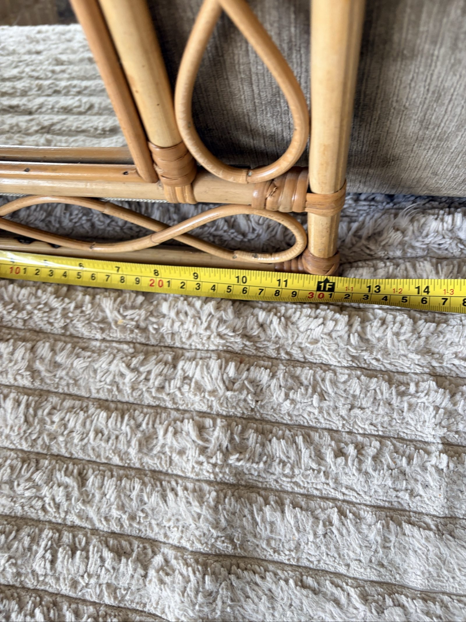 Natural Rattan Mirror with Decorative Frame image 7