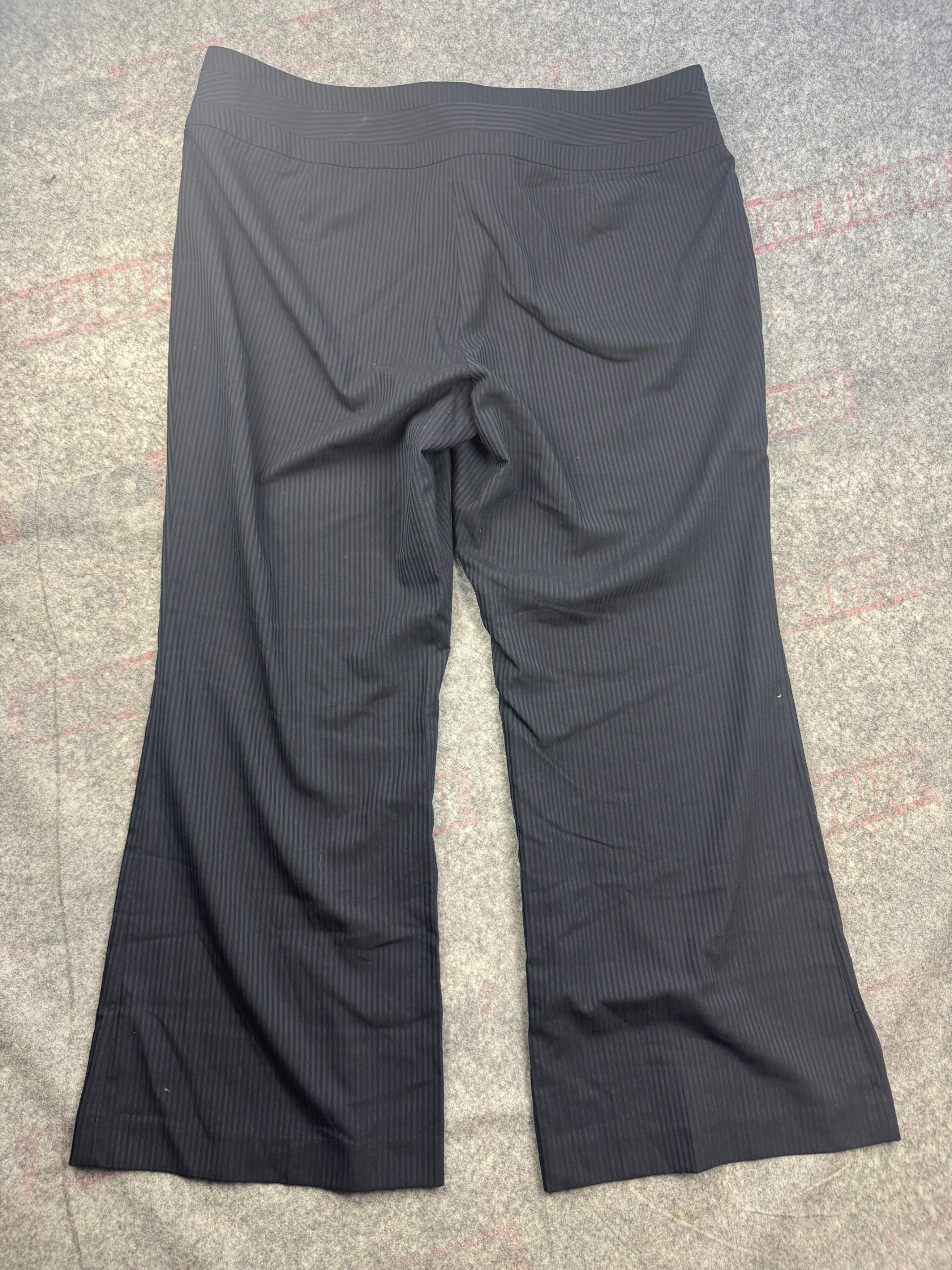 Debenhams Black Pinstripe Wide Leg Trousers UK 20 image 5