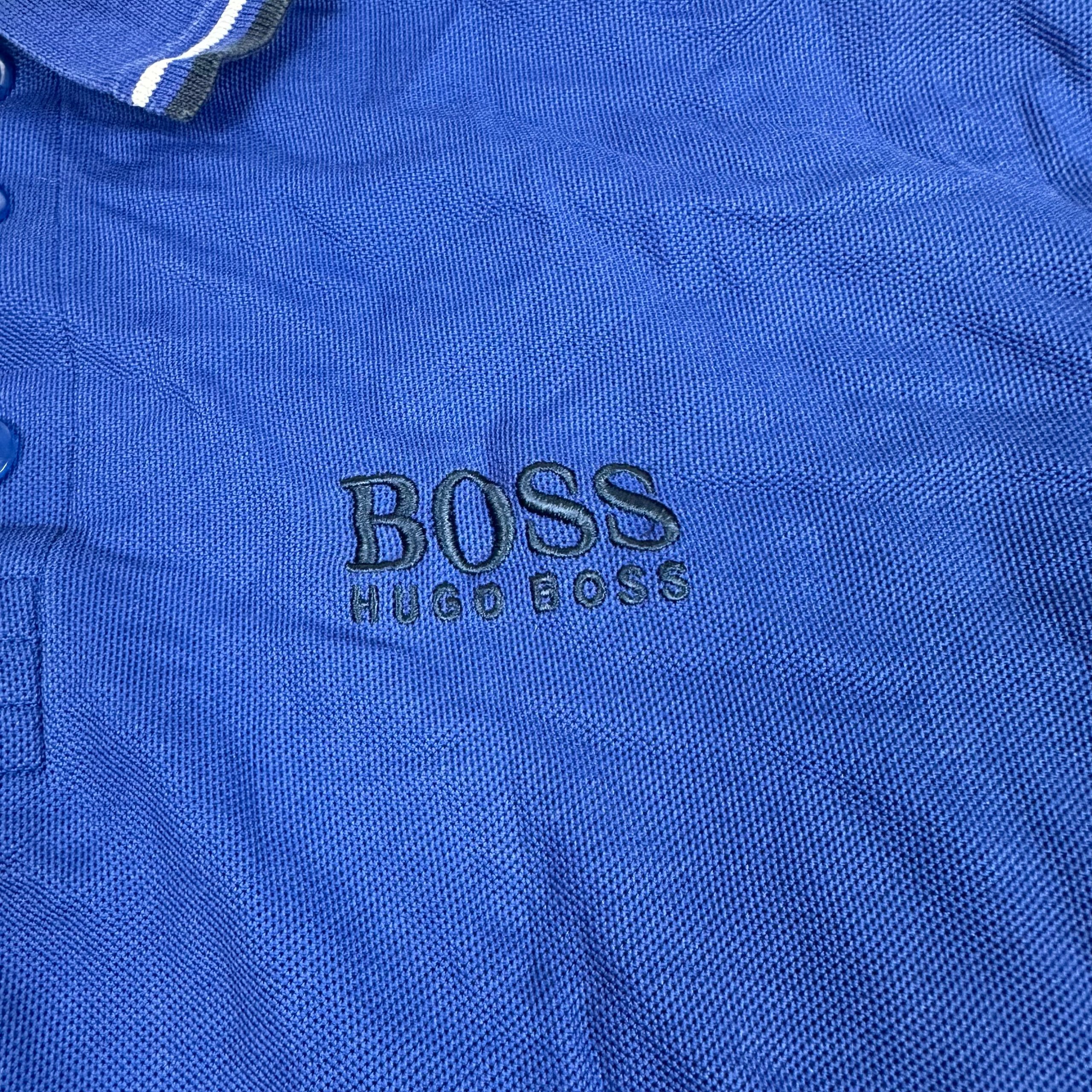 Hugo Boss Green Moisture Manager Polo Shirt Blue Men's M image 2