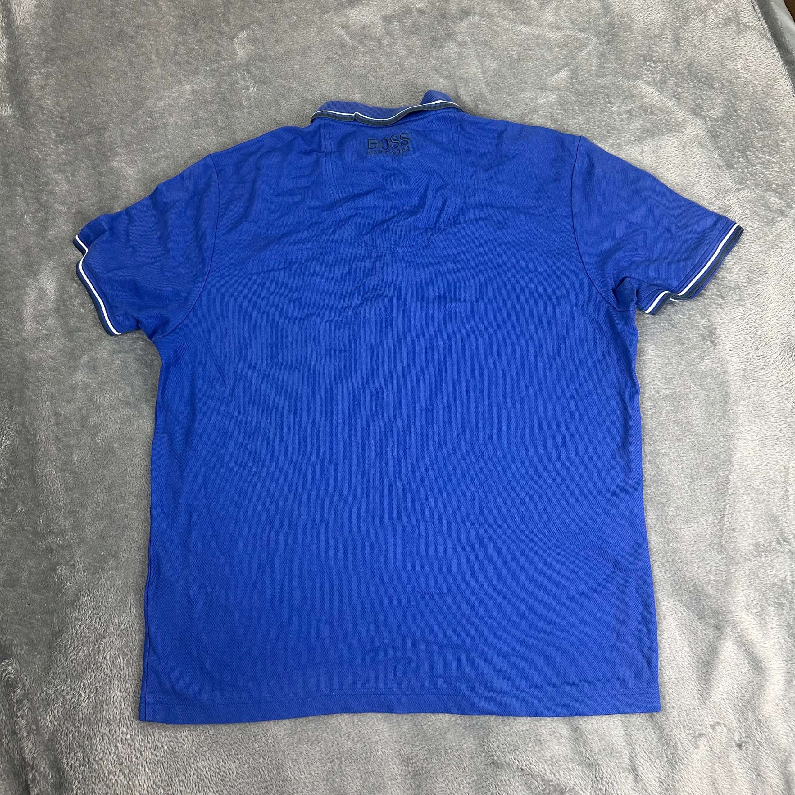 Hugo Boss Green Moisture Manager Polo Shirt Blue Men's M image 5