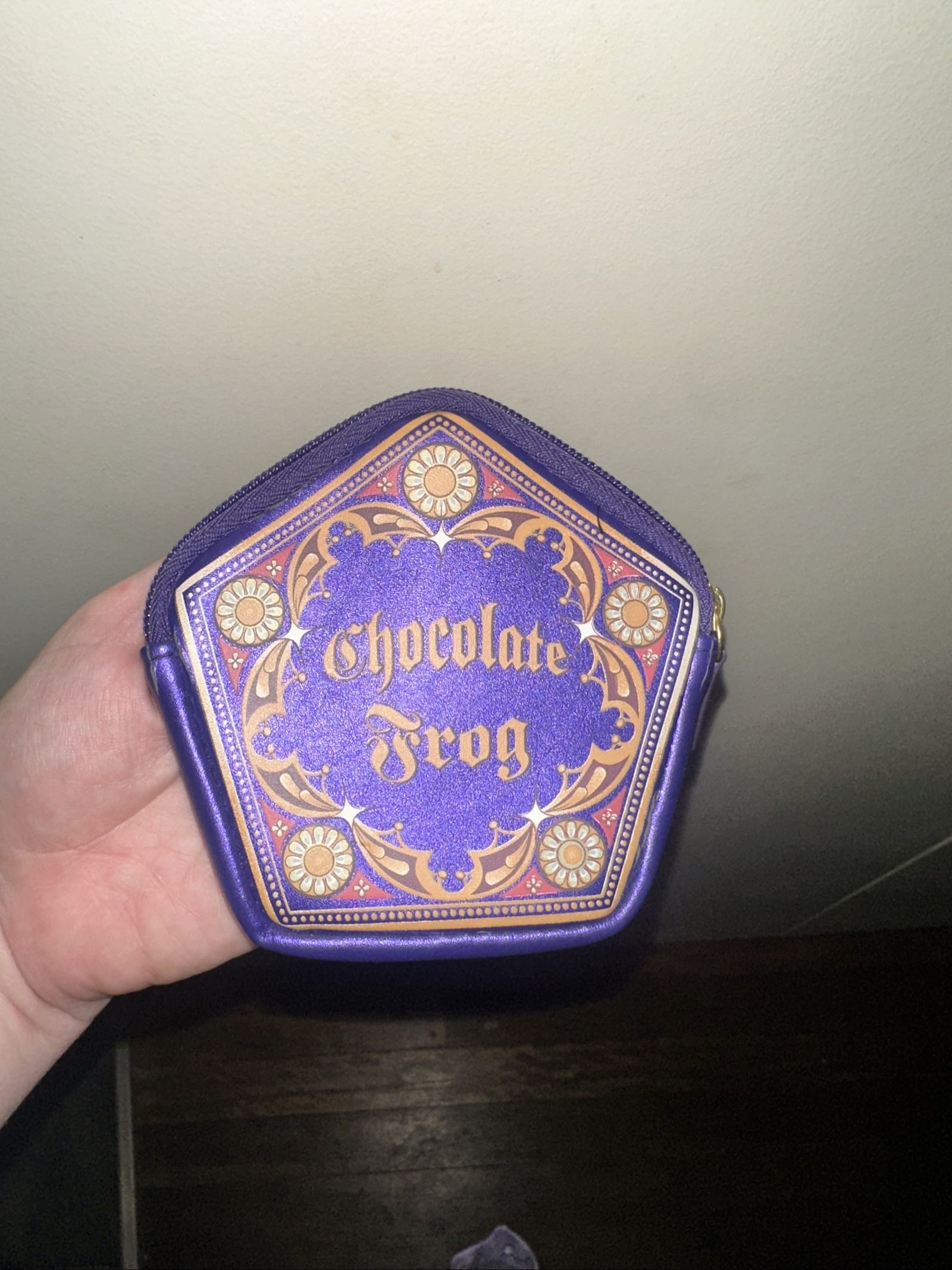 Purple Chocolate Frog Zippered Coin Purse image 4