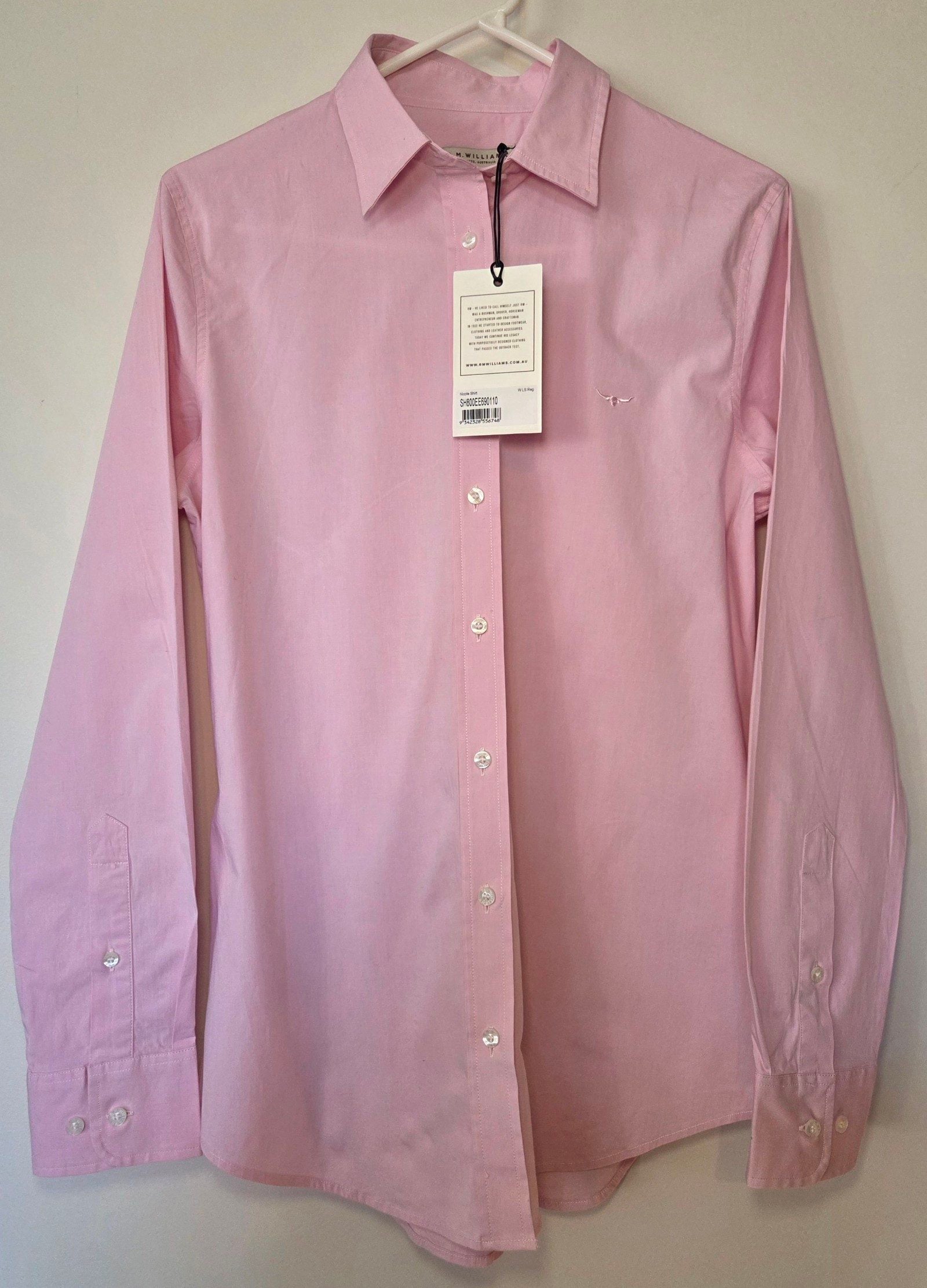 R.M. Williams Women's Pink Nicole Shirt Size 10