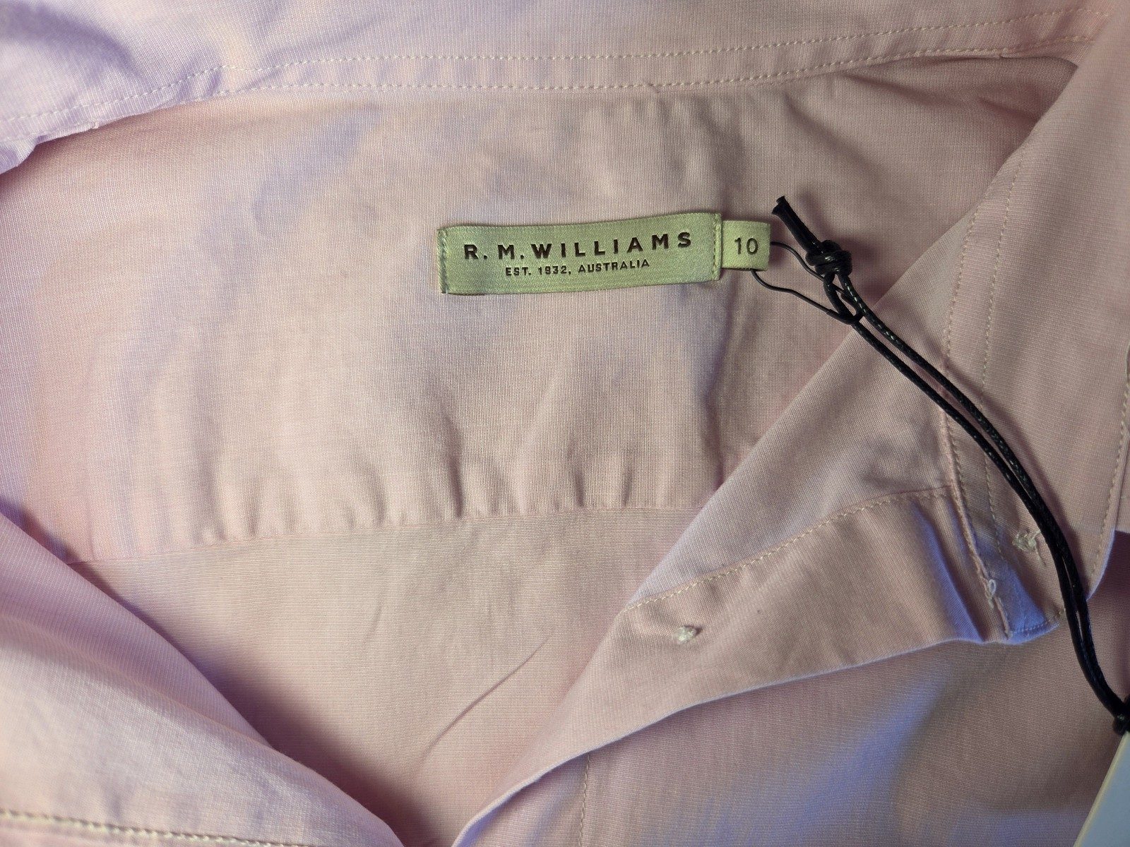 R.M. Williams Women's Pink Nicole Shirt Size 10 image 4