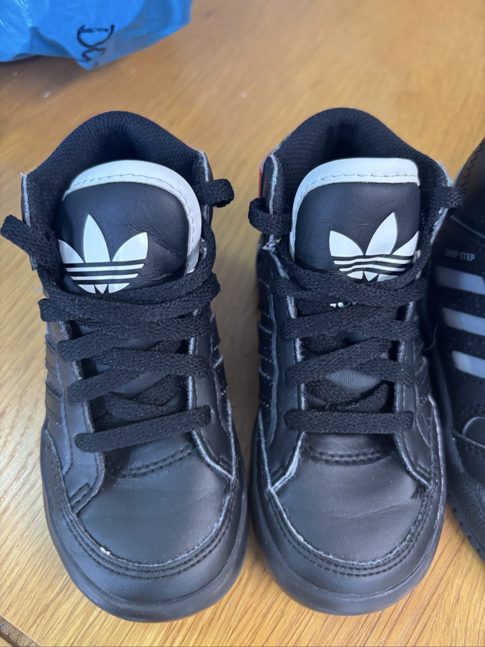 Adidas Kids Black & Red & Blue High Top Trainers UK 6.5 & 7 image 2