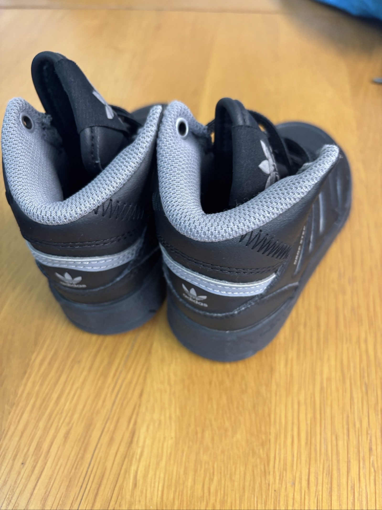 Adidas Kids Black & Red & Blue High Top Trainers UK 6.5 & 7 image 6