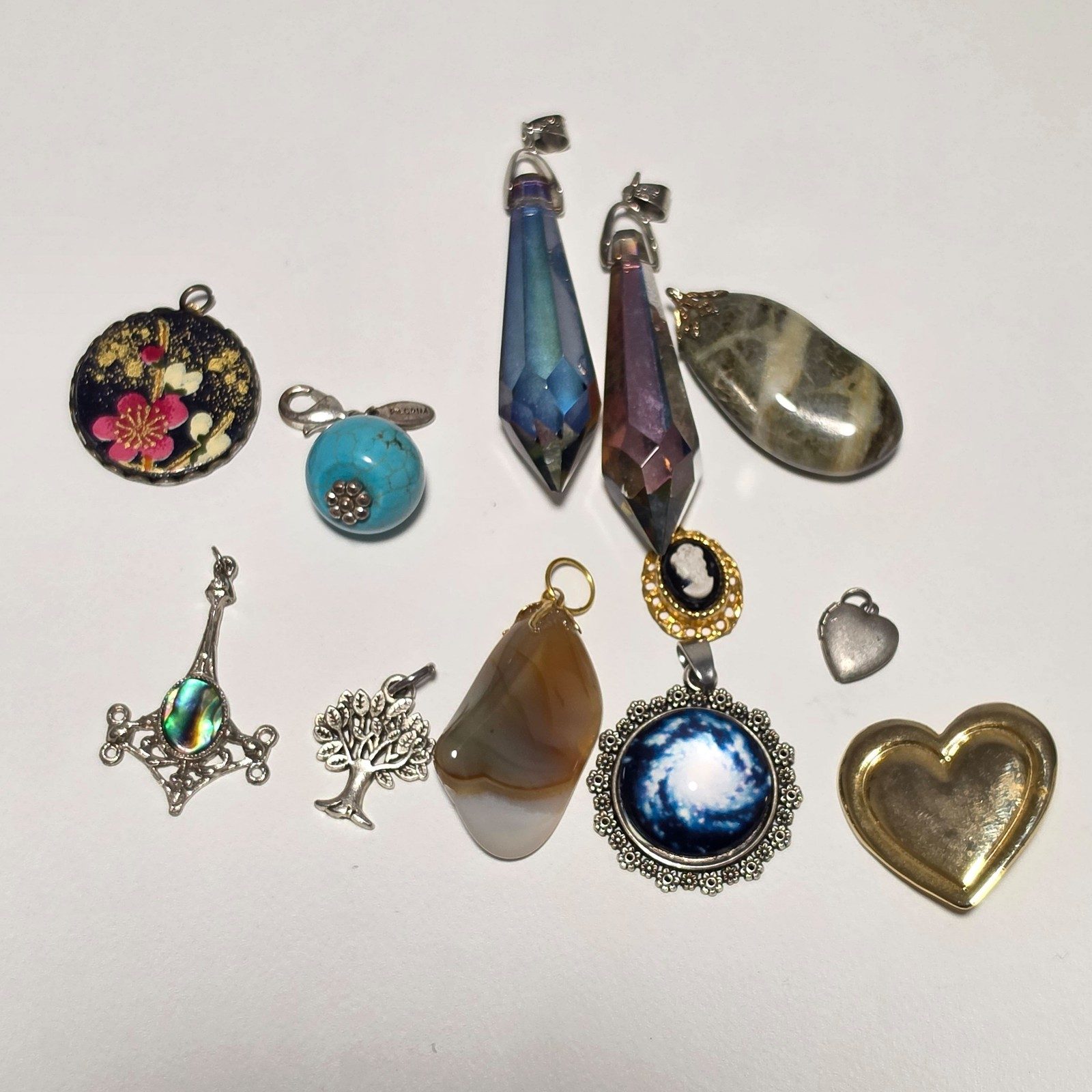Mixed Charm Pendants Multi-Coloured Assorted Set.b3 image 2
