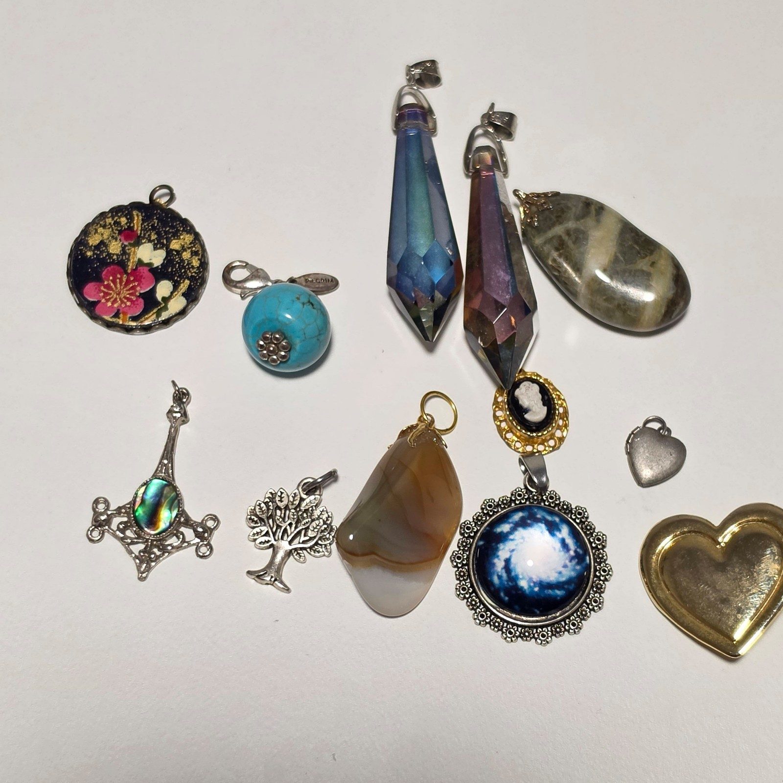 Mixed Charm Pendants Multi-Coloured Assorted Set.b3 image 3