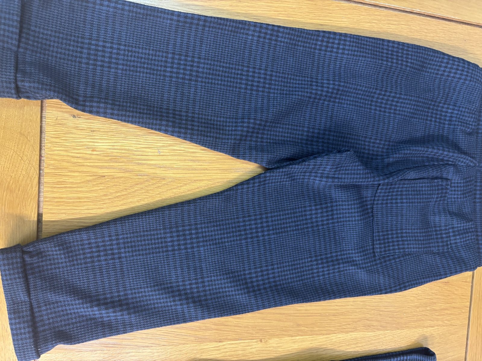 Navy & Black Checked 2-Piece Set 2-3 Years image 5