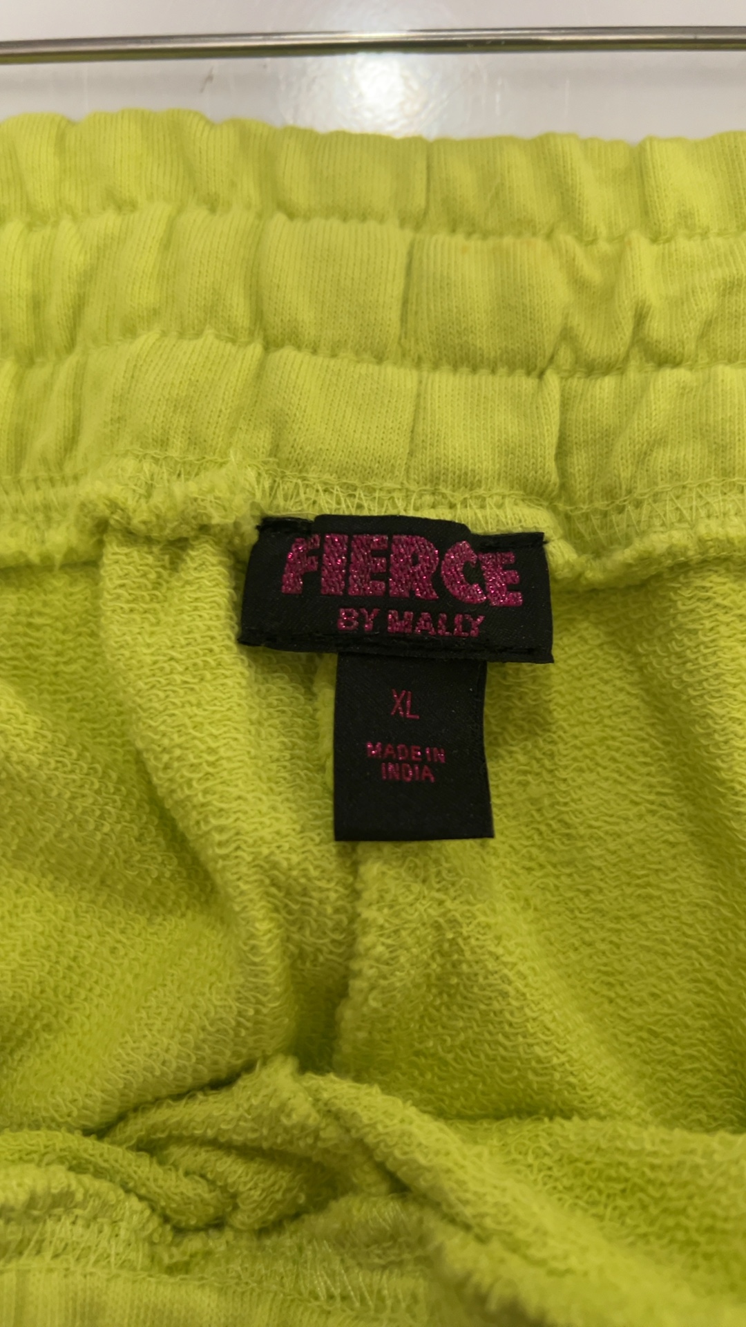 Fierce by Mally Yellow Embellished Sweatpants XL image 3