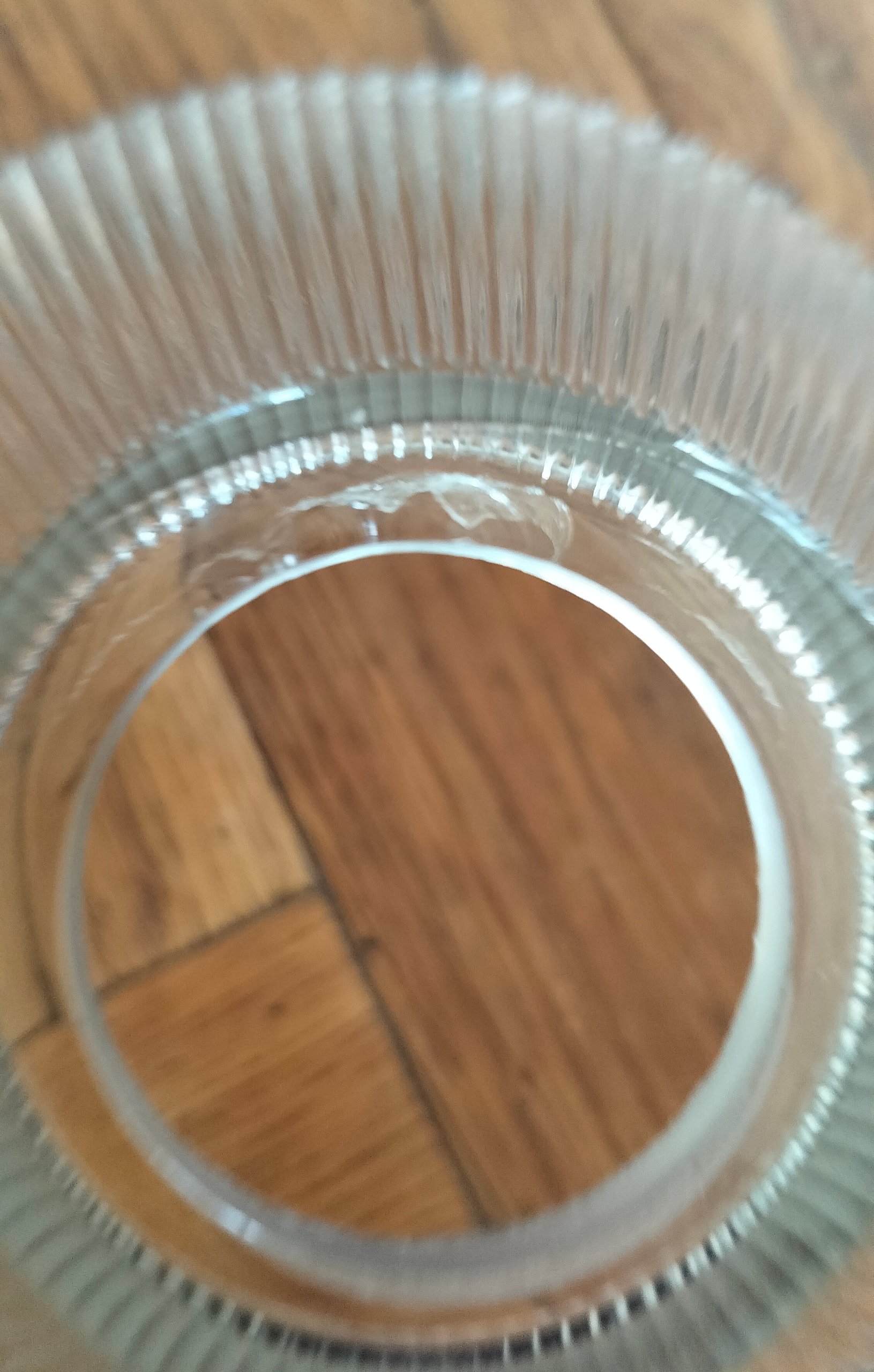 Antique Holophane Pagoda Style Prismatic Glass Lamp Shade – Unmarked image 9