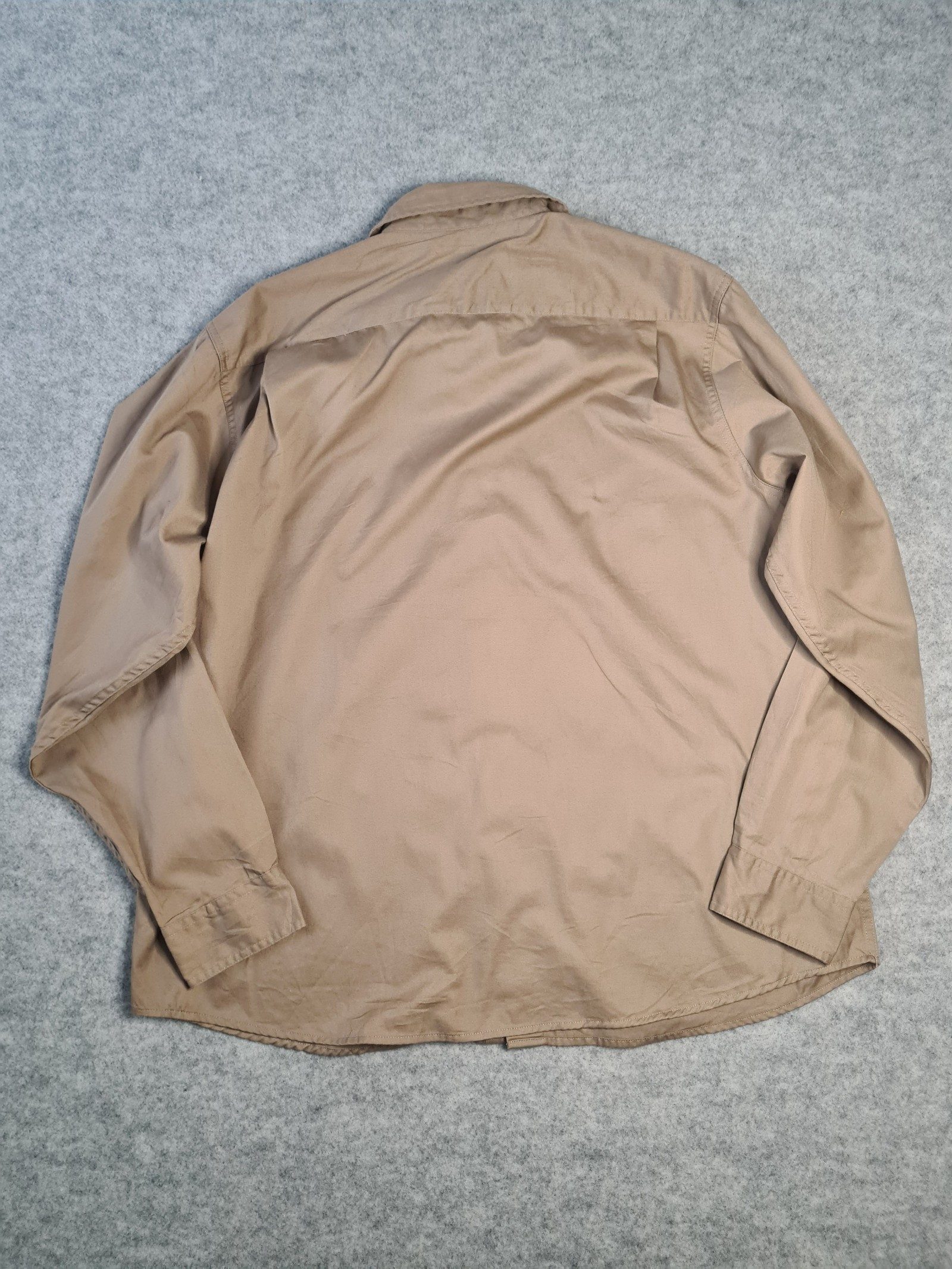 Wrangler Men’s Beige Long Sleeve Casual Shirt 2XL 1120 image 5