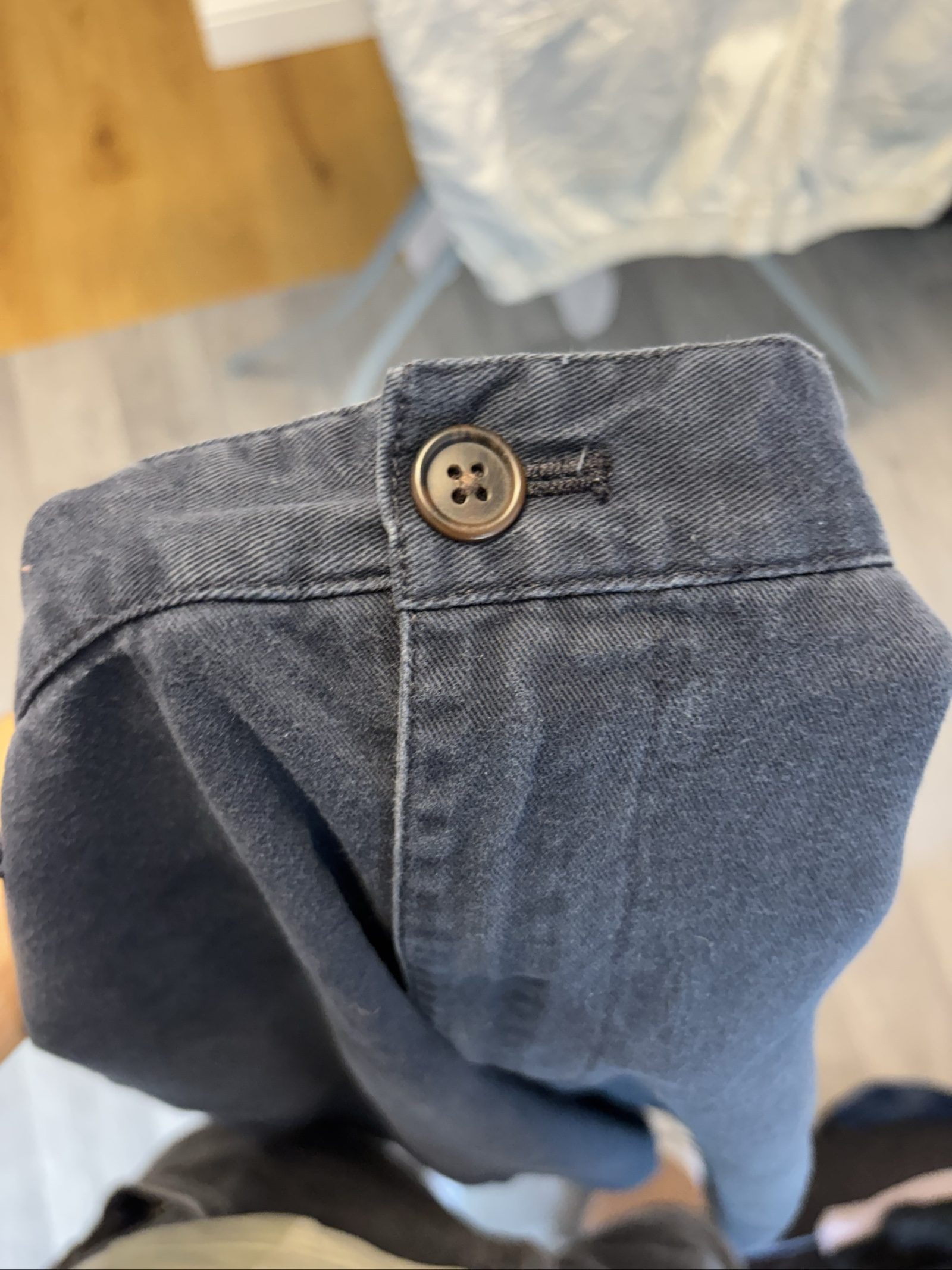 Chaps Navy Cotton Shorts 42 Relaxed Fit image 5