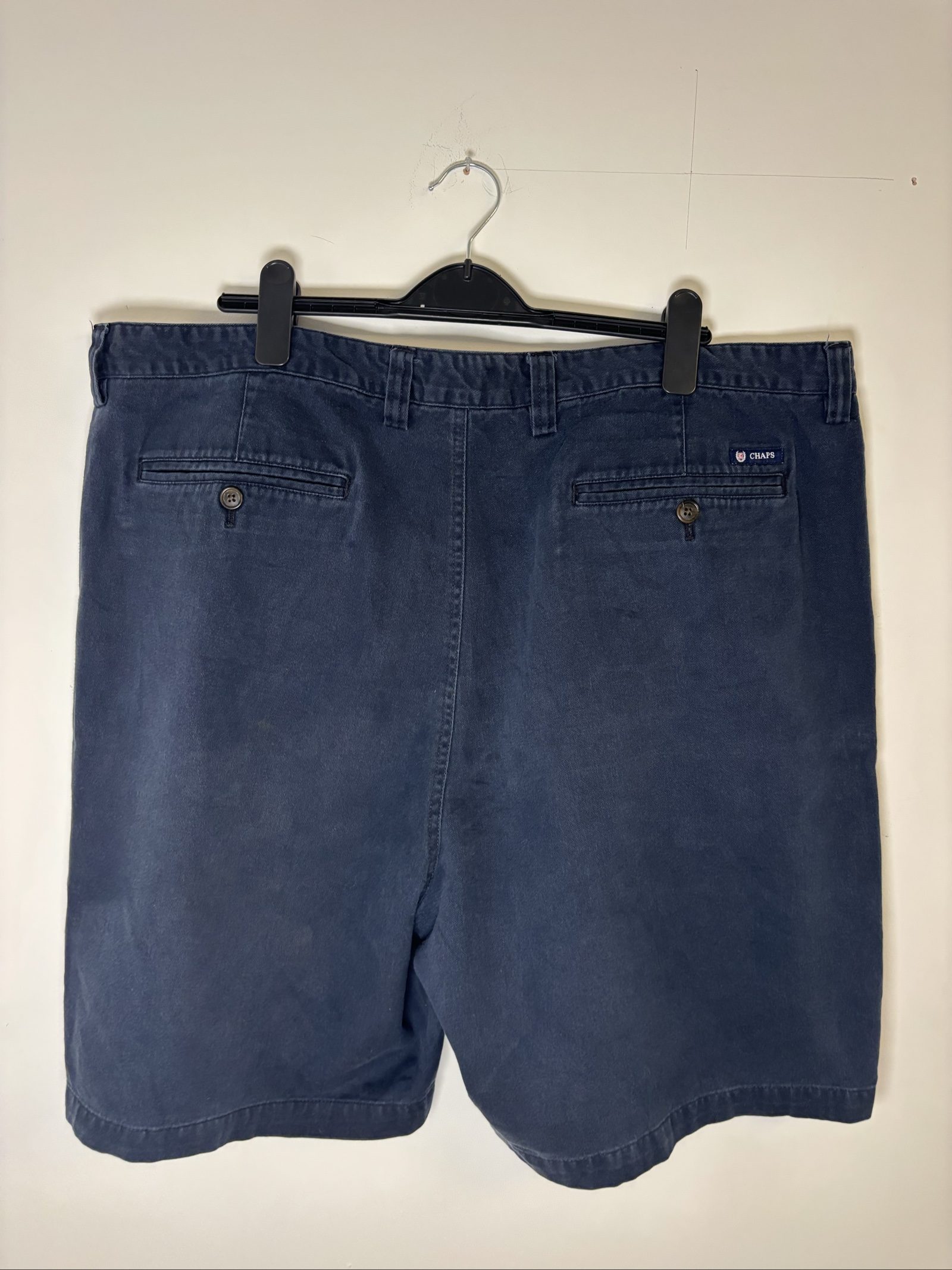 Chaps Navy Cotton Shorts 42 Relaxed Fit image 6