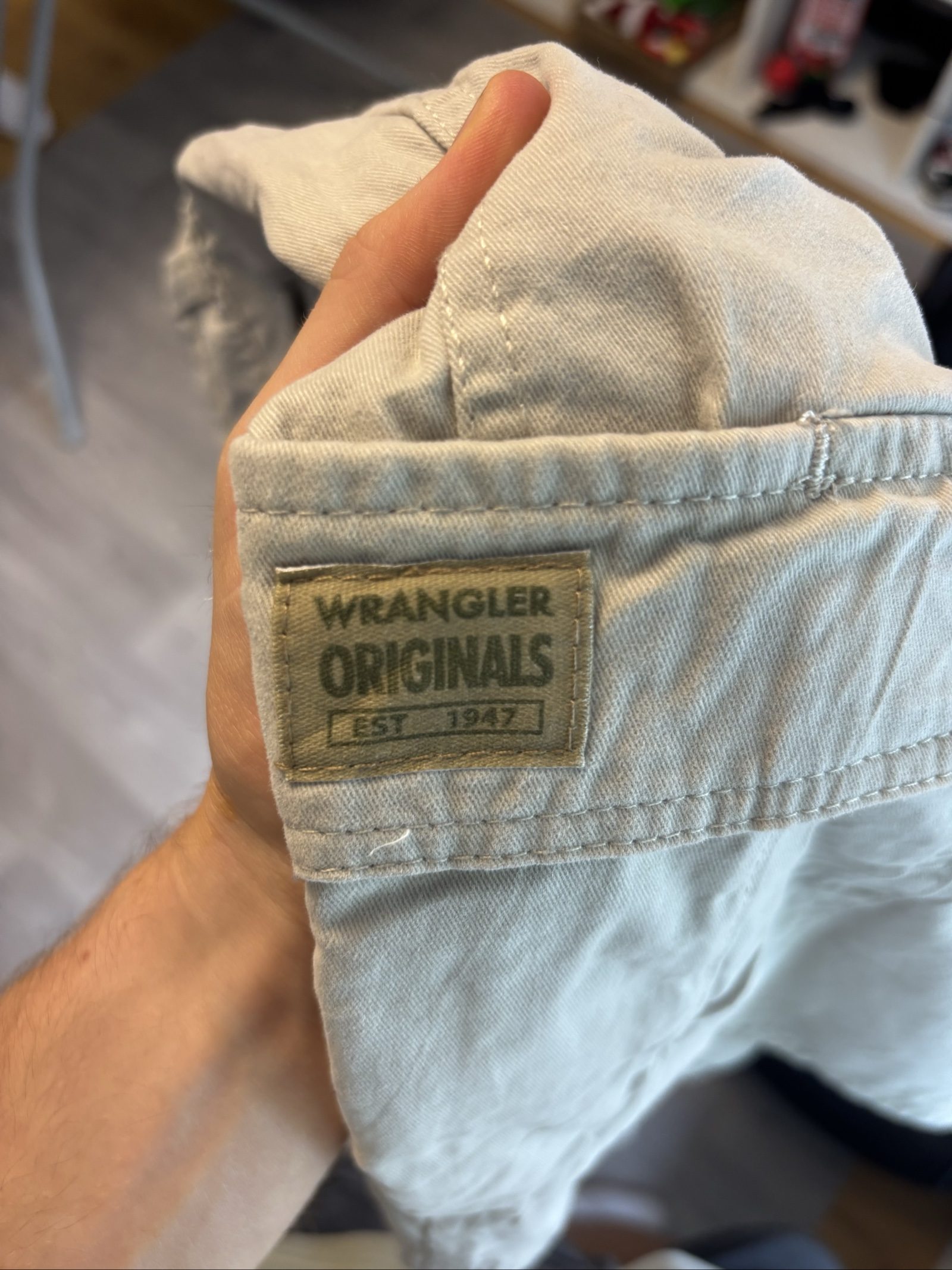 Wrangler Beige Cargo Shorts 42 100% Cotton Relaxed Fit image 2