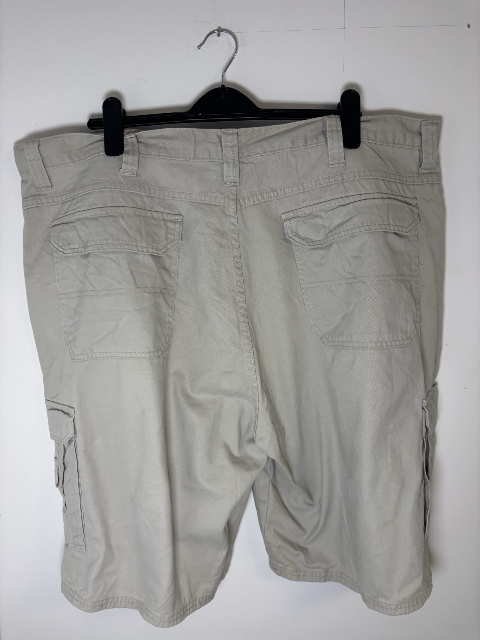 Wrangler Beige Cargo Shorts 42 100% Cotton Relaxed Fit image 5