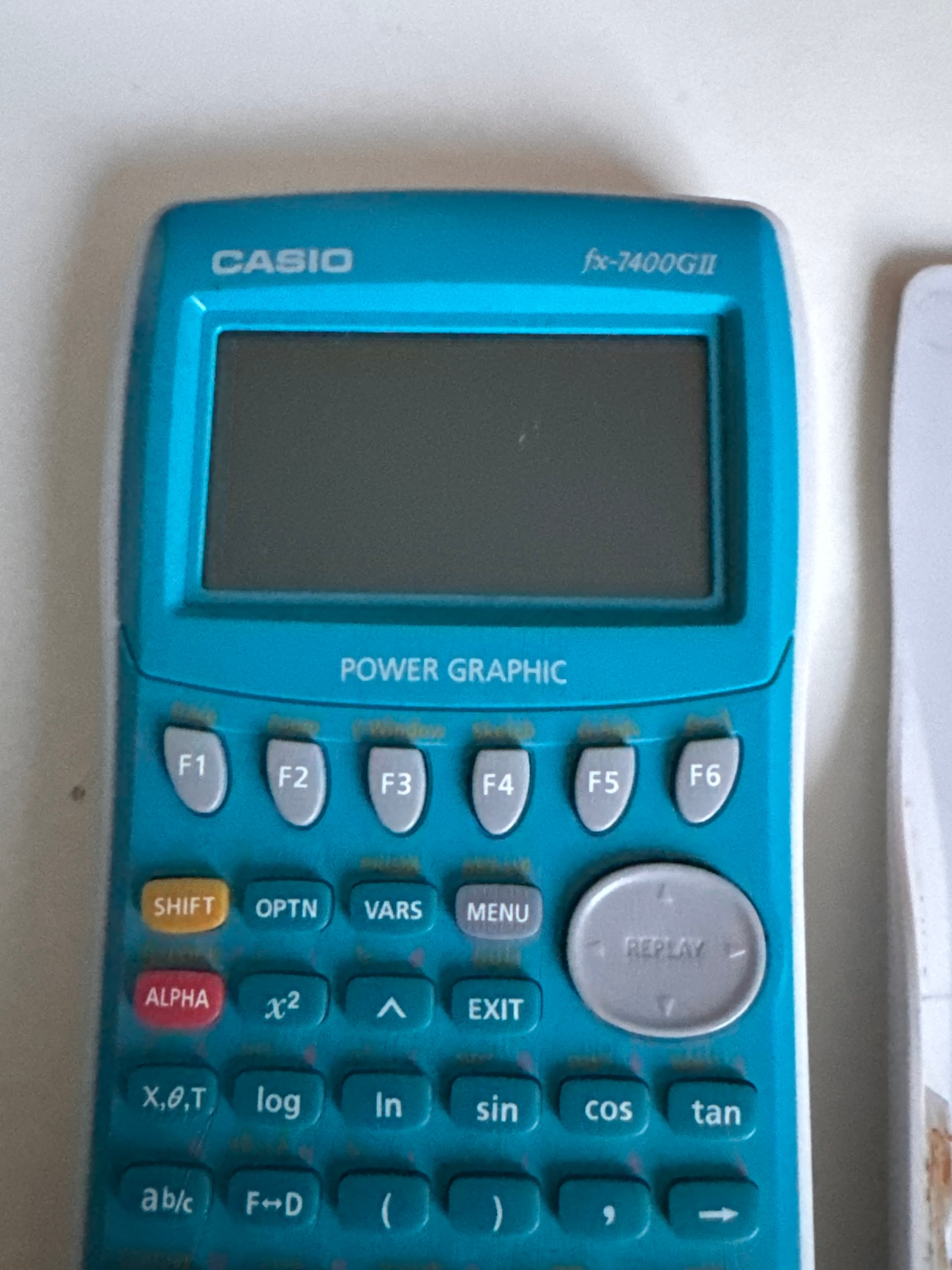 Casio Blue fx-7400GII Power Graphic Calculator image 9