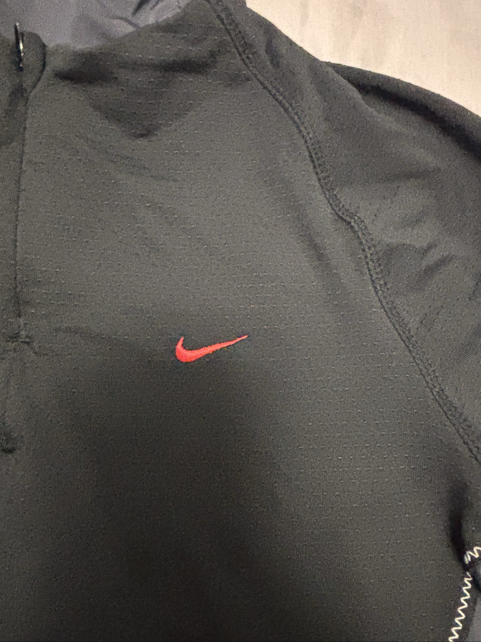 Nike Black & Grey Sphere React women’s Small Half Zip Top image 2