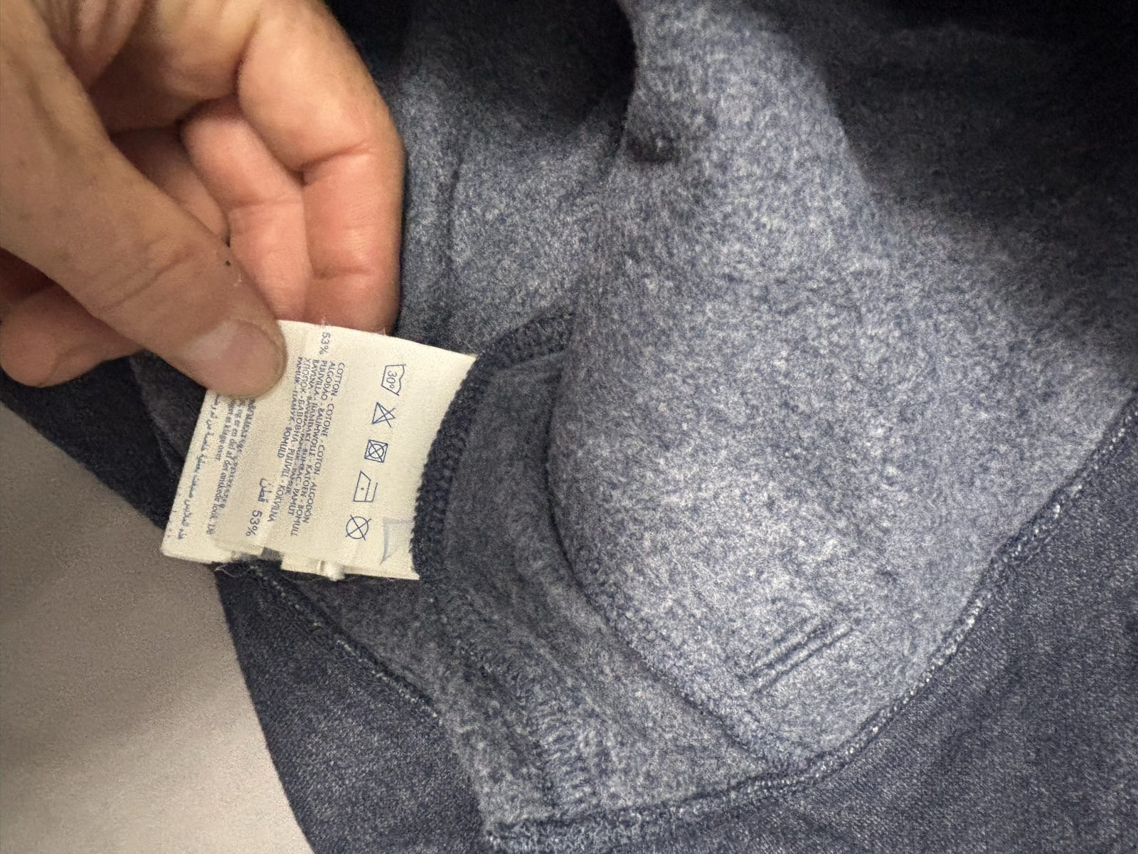 Champion Men's Grey Heritage Fit Hoodie Small image 6