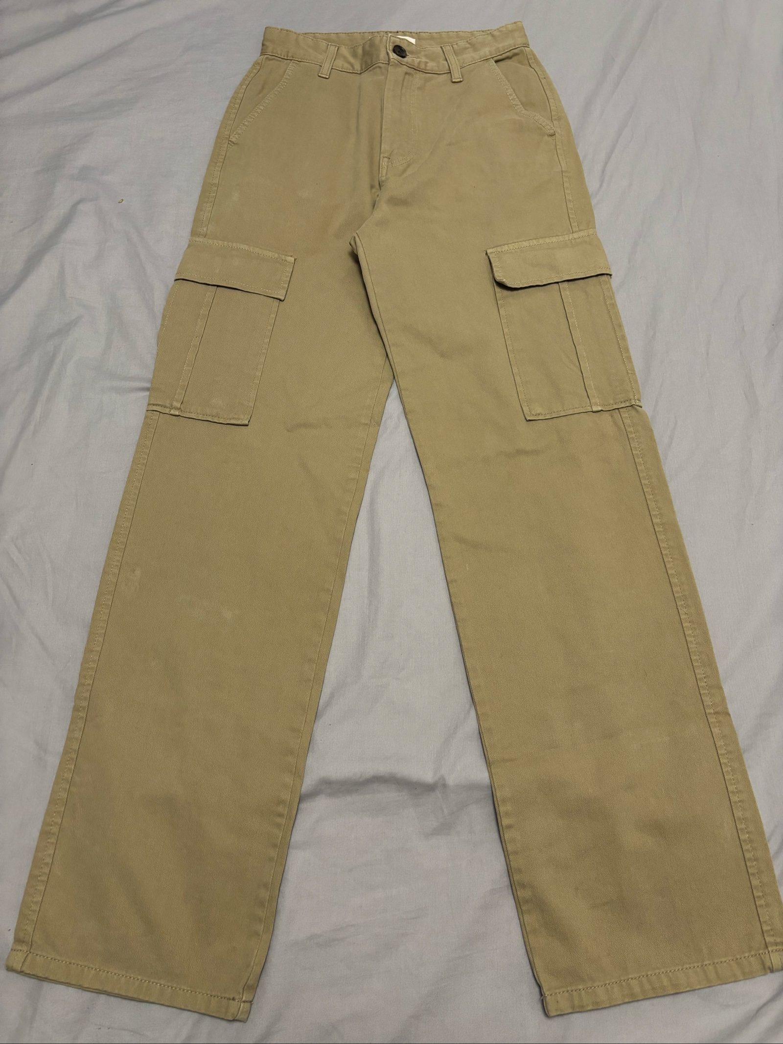 STR Beige Cargo Trousers UK 8