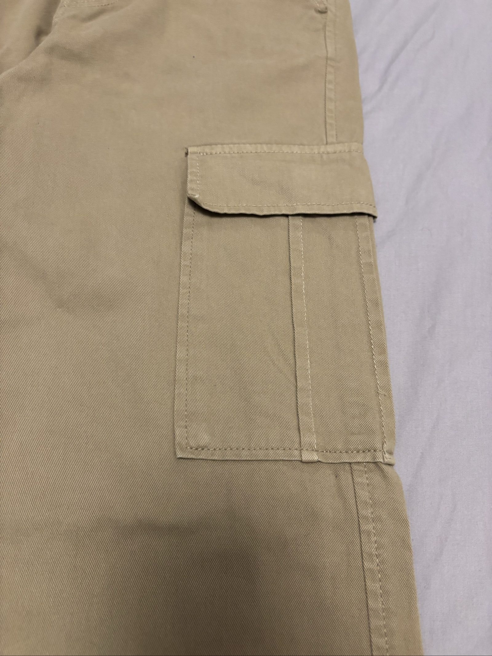STR Beige Cargo Trousers UK 8 image 2