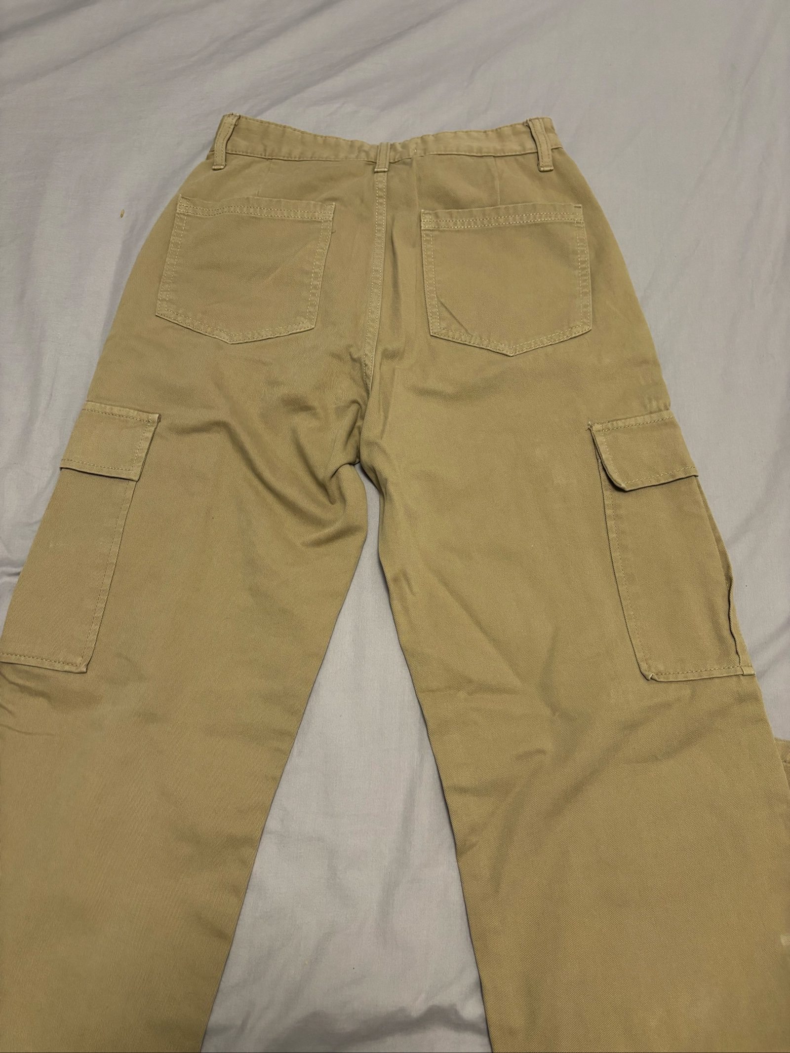 STR Beige Cargo Trousers UK 8 image 5