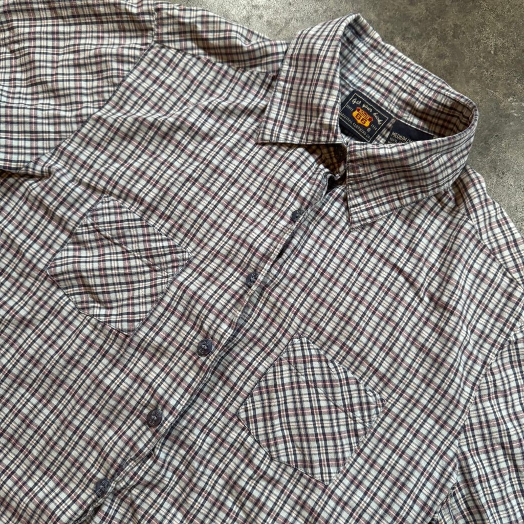 Route 66 Womens White & Purple Plaid Cotton Shirt Medium
