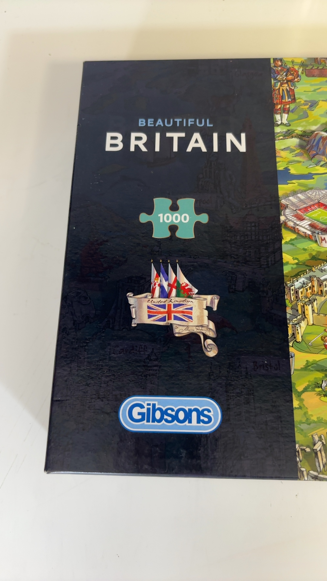 Gibsons Beautiful Britain 1000 Piece Jigsaw Puzzle very good condition image 4