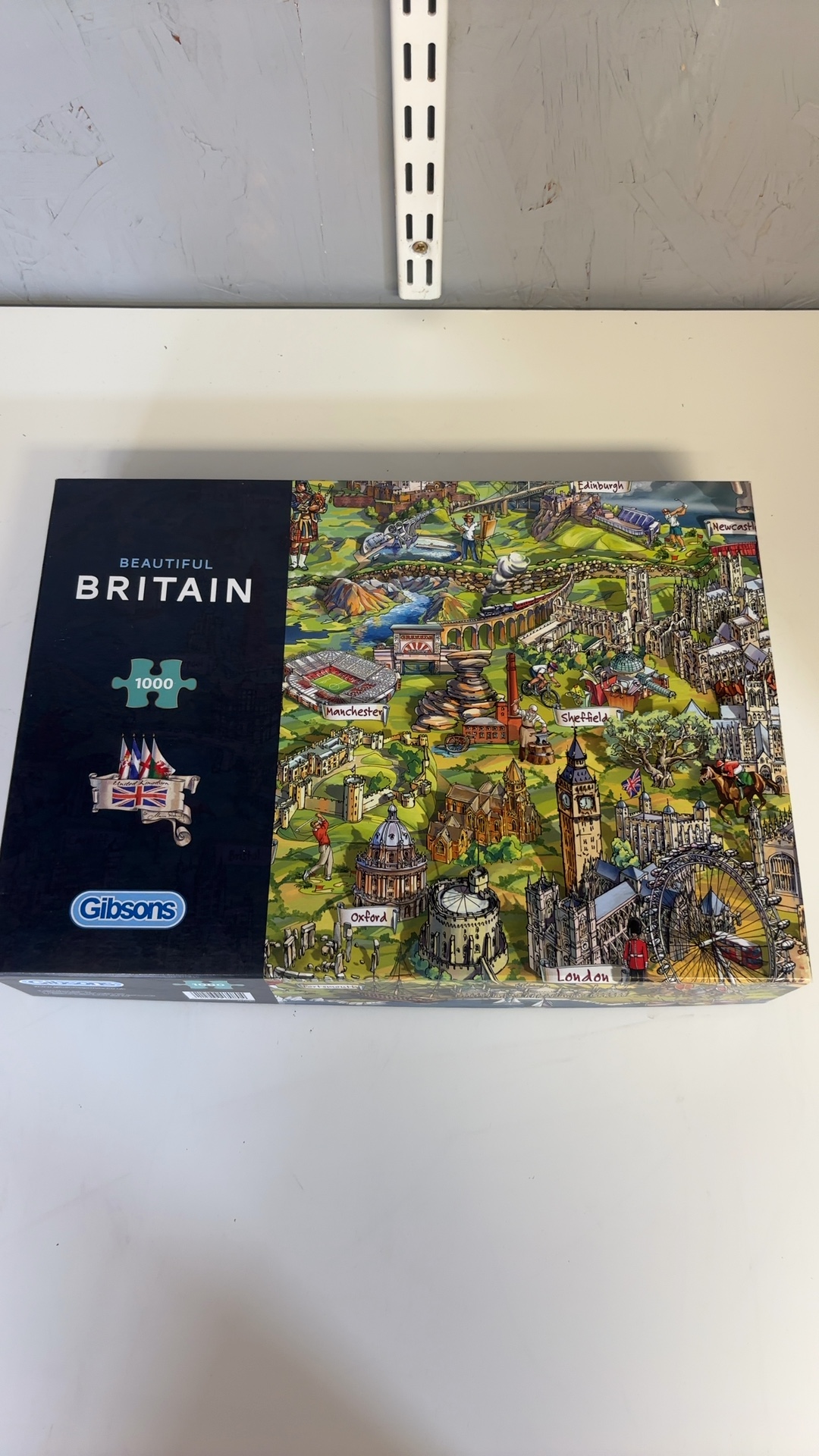 Gibsons Beautiful Britain 1000 Piece Jigsaw Puzzle very good condition